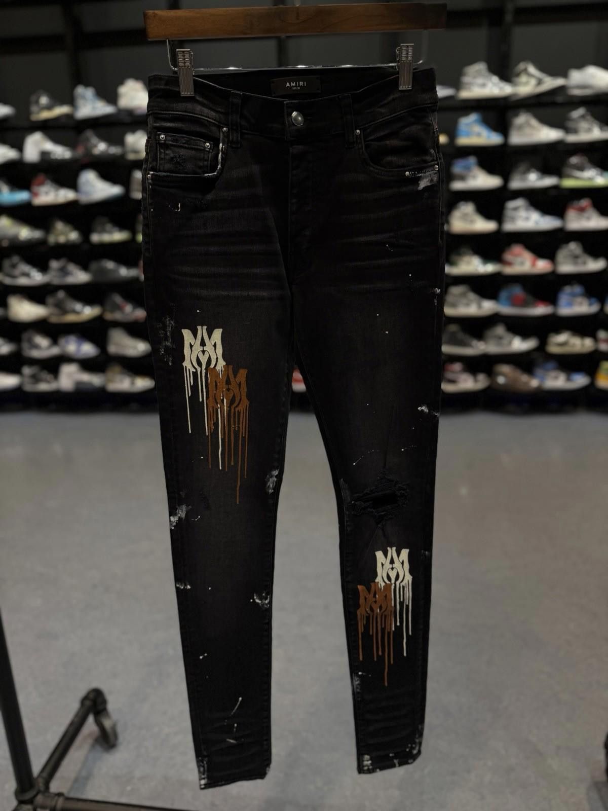 Amiri Size 30 - Amiri Paint Leg Black Jeans 100% Authentic NEW Size US 30 / EU 46 - 1 Thumbnail