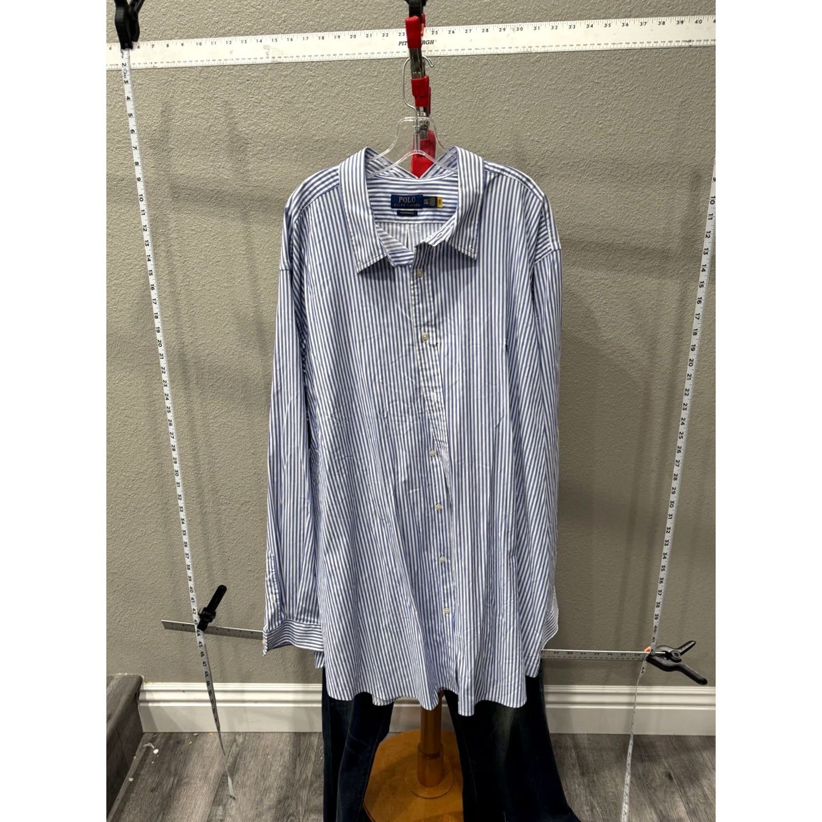 Ralph Lauren Ralph Lauren Performance LONG SLEEVE SHIRT 4XLT Mens Adult Multicolor 21 x 39/40 Size US XXL / EU 58 / 5 - 4 Thumbnail