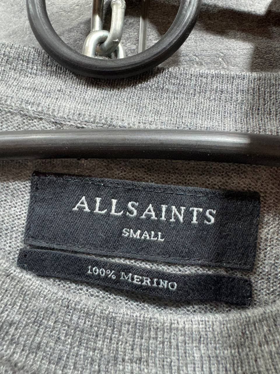 Allsaints × Designer × Japanese Brand Allsaints Sweater Grey Crewneck Merino Wool Designer Luxury Size US S / EU 44-46 / 1 - 3 Thumbnail