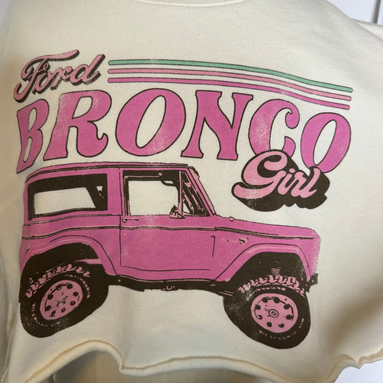 Ford Ford Bronco Girl Cropped Sweatshirt by Grayson Threads L Size L / US 10 / IT 46 - 4 Thumbnail
