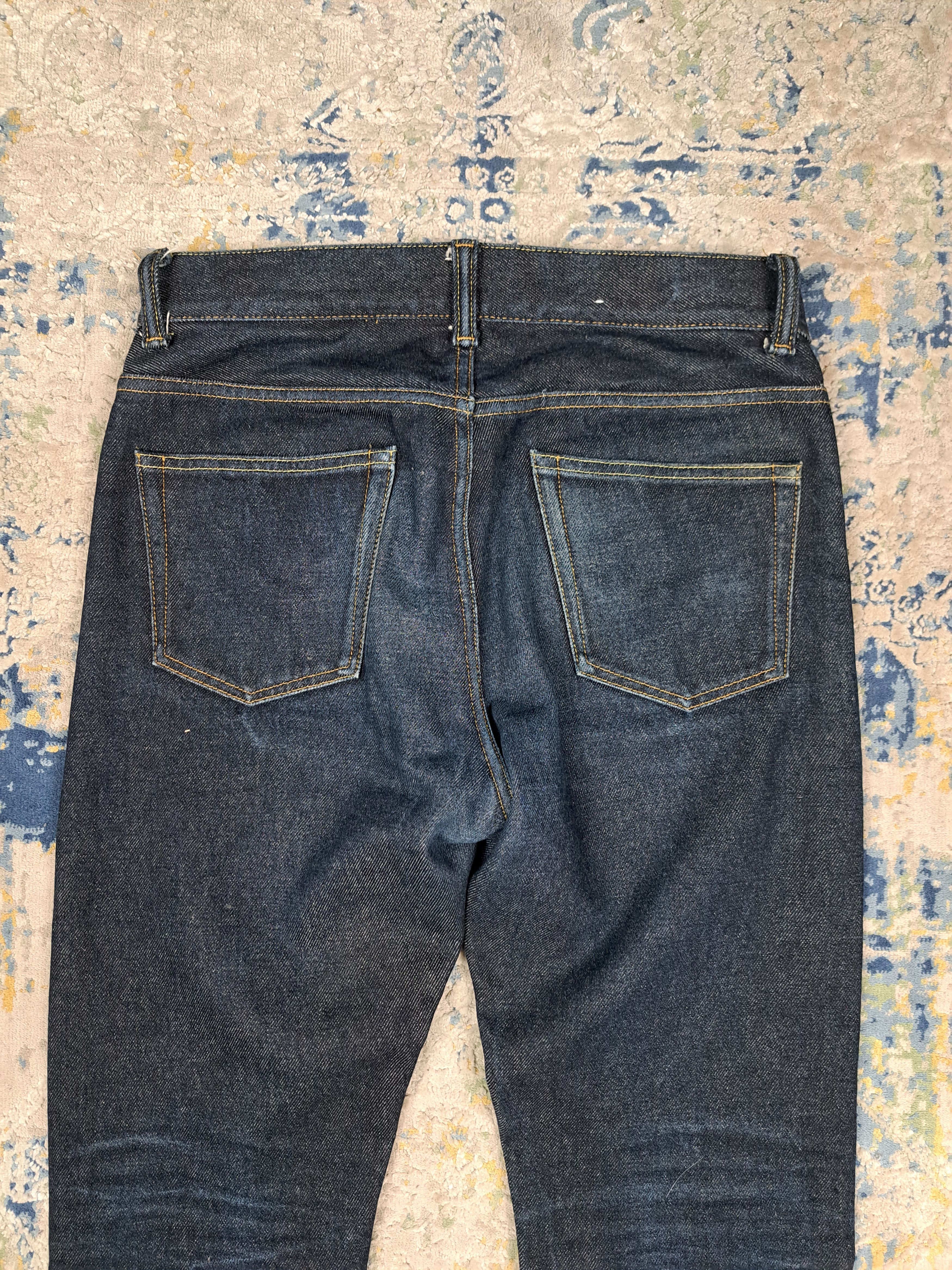 Our Legacy Our Legacy Zero Cut Raw Indigo Denim Size US 29 - 6 Thumbnail