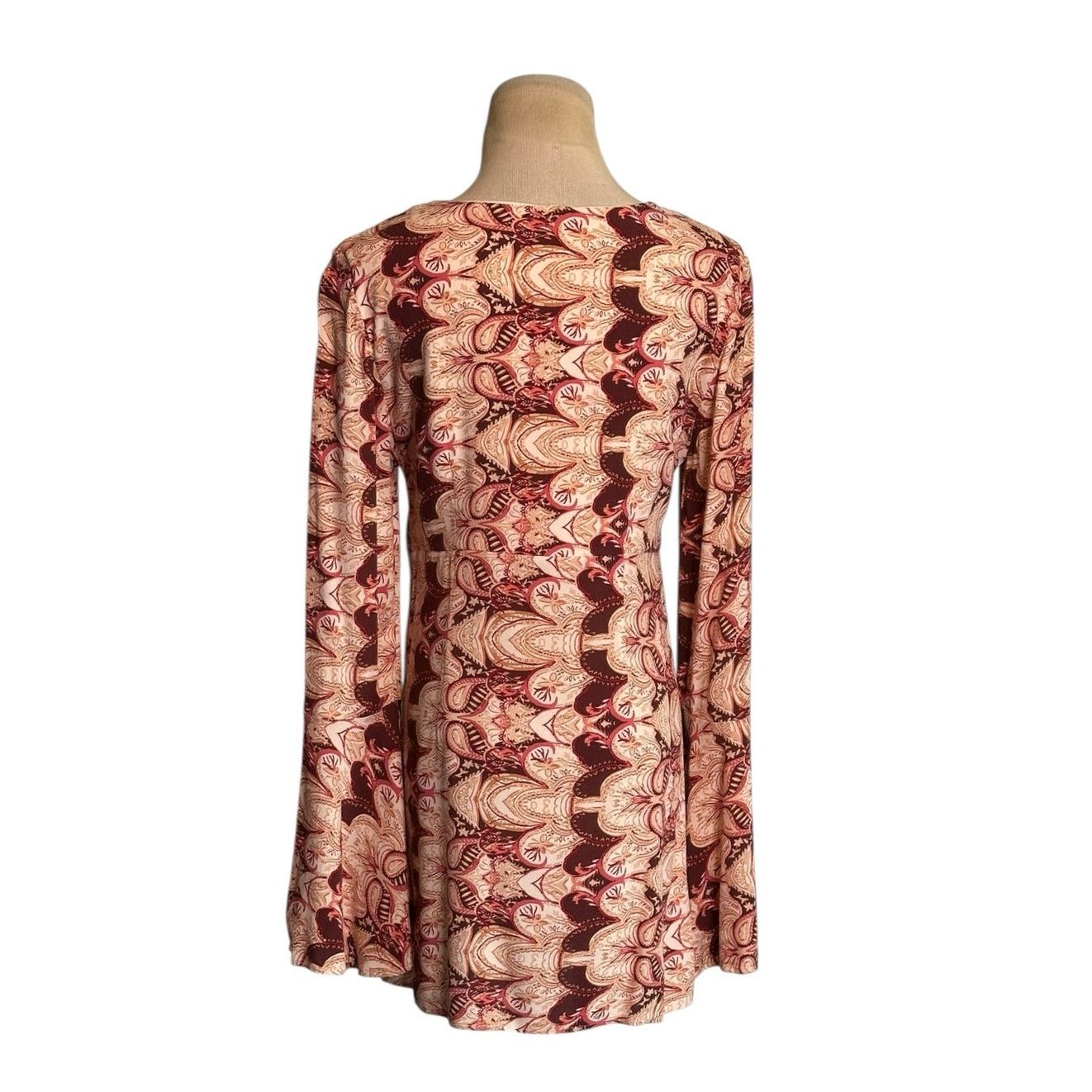 Free People Free people bell sleeves neck boho mini dress size 6 Size M / US 6-8 / IT 42-44 - 2 Thumbnail
