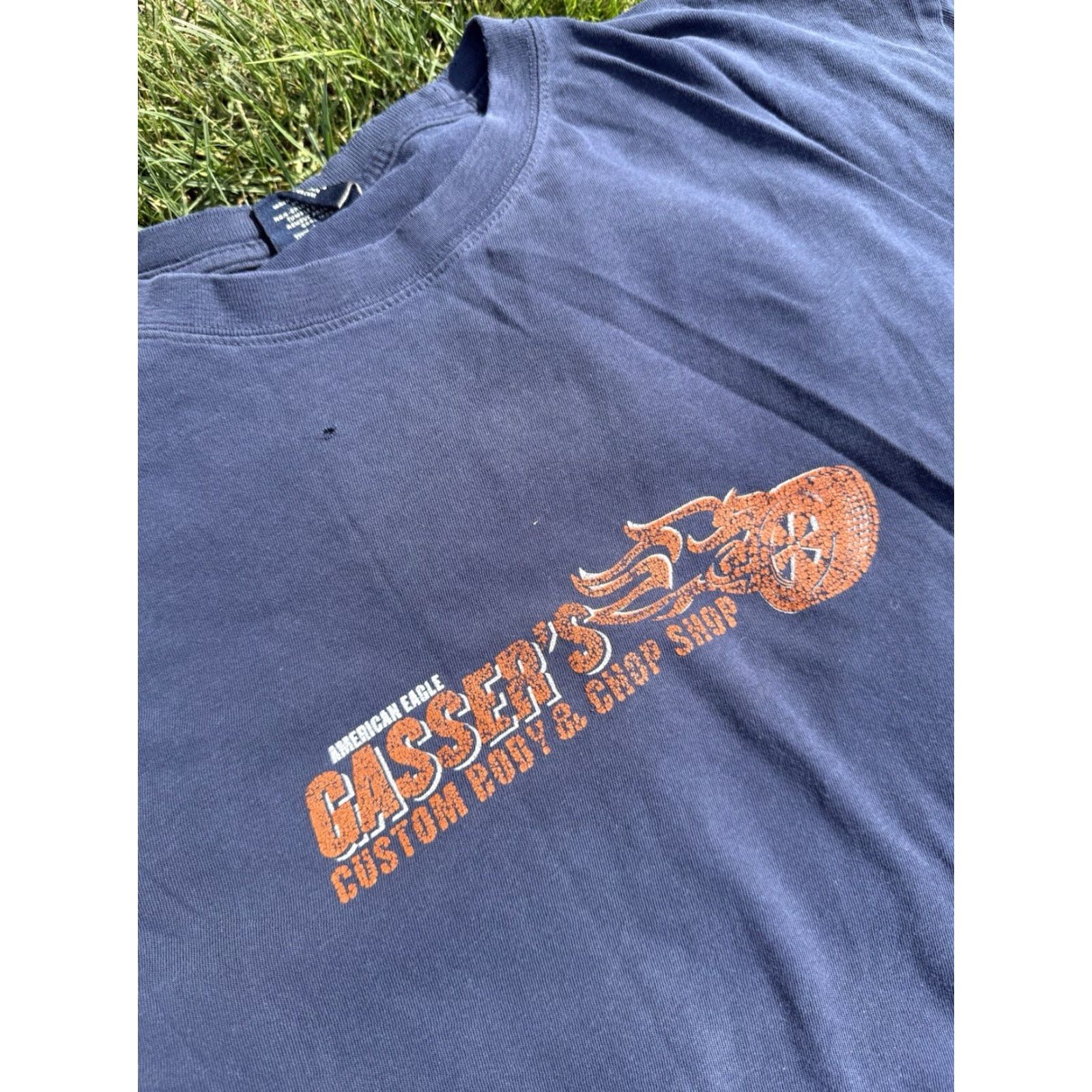 American Eagle Outfitters American Eagle T-Shirt Mens XL Gassers Chop Shop Motorcycle Vintage Y2K Logo Size US XL / EU 56 / 4 - 4 Thumbnail
