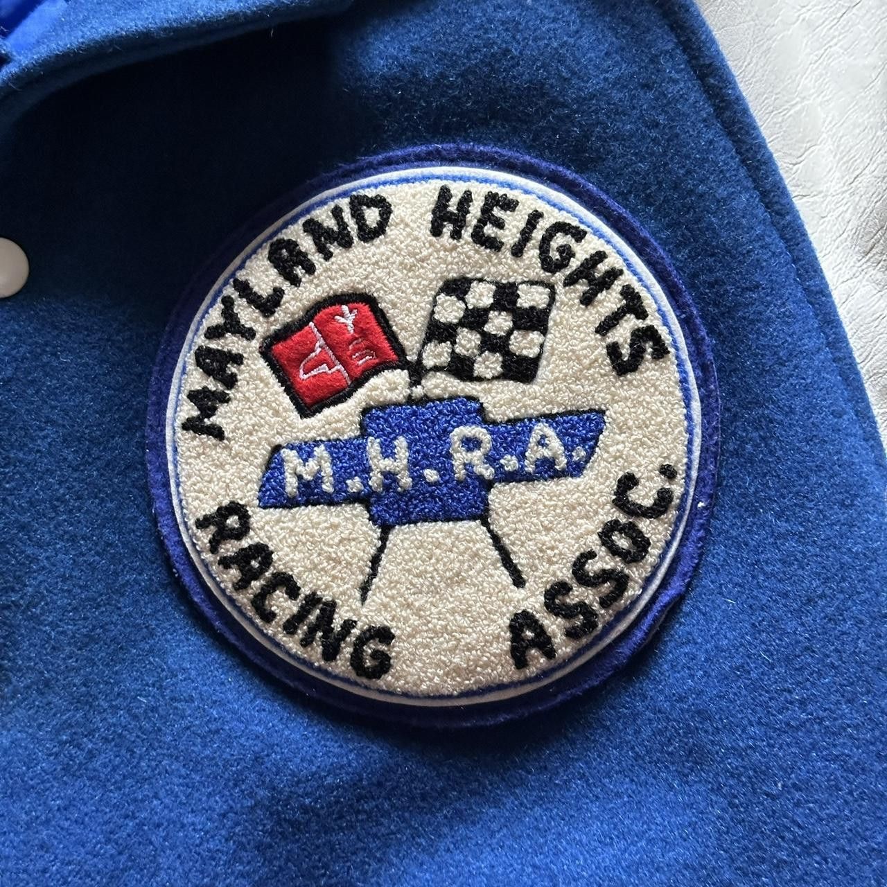 Vintage vintage maryland heights racing varsity jacket Size US M / EU 48-50 / 2 - 2 Thumbnail