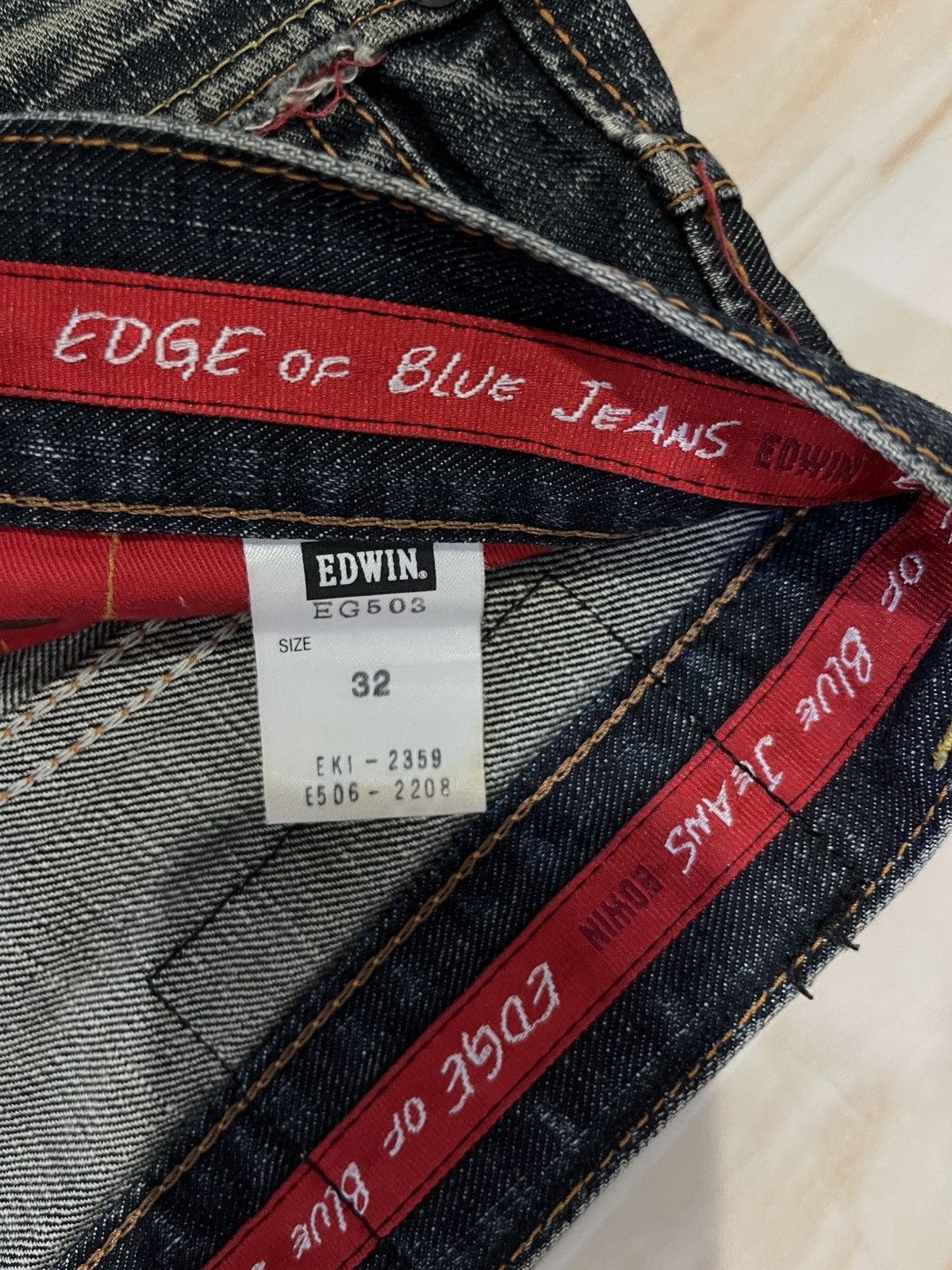 Edwin Vintage Japan Edwin Distressed jeans Size US 34 / EU 50 - 11 Thumbnail