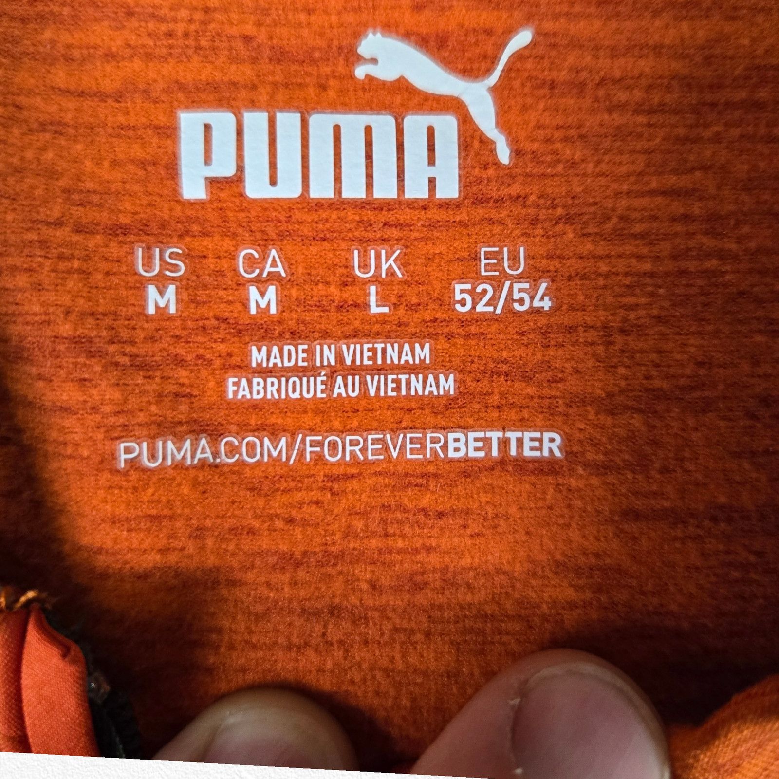 Puma Puma Orange Running Active Sweatshirt Size Medium Size US M / EU 48-50 / 2 - 6 Thumbnail