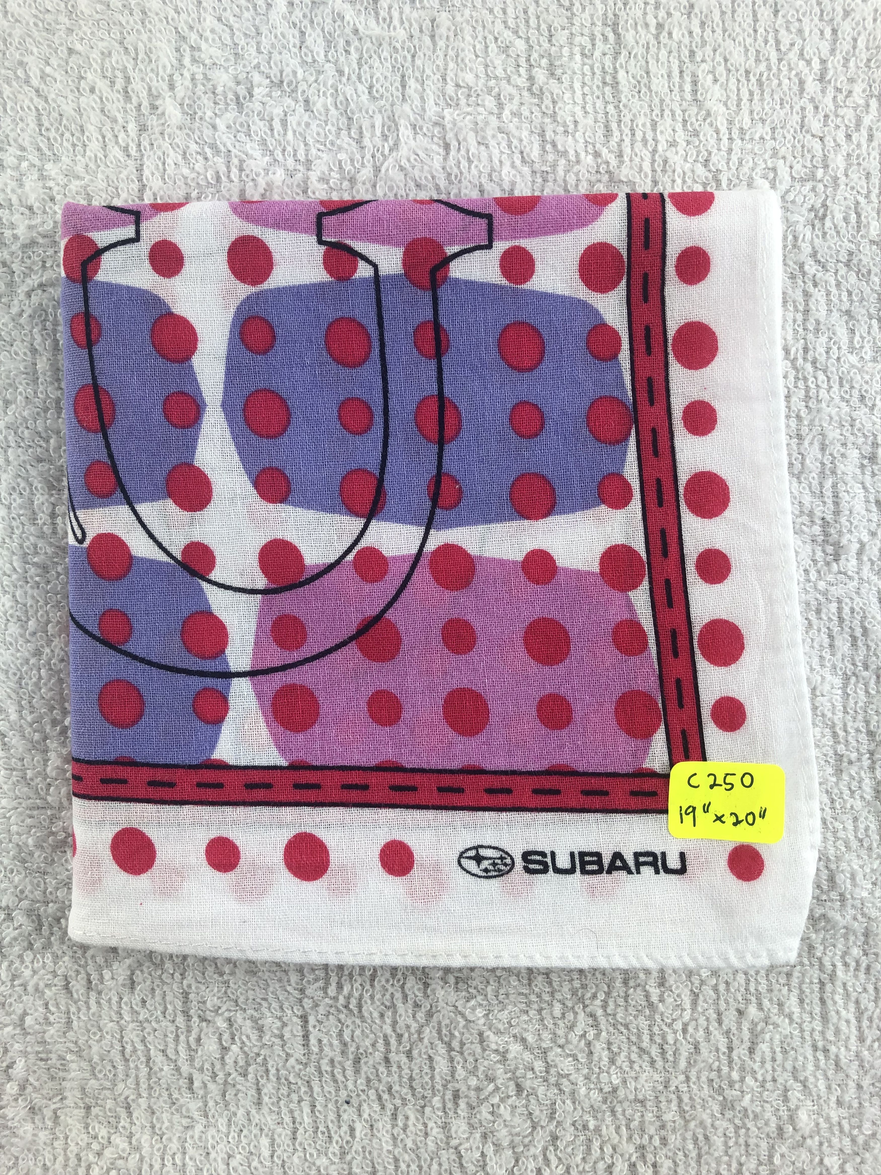 Vintage Subaru Handkerchief / Bandana / Neckerchief C250 Size ONE SIZE - 6 Thumbnail