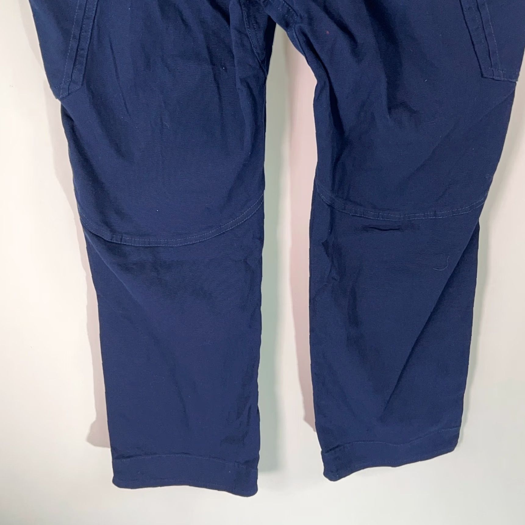 Vintage Mens Designed And Tested In USA Cargo Pants Mid Rise Stretch Blue Size 38X30 Size US 38 / EU 54 - 5 Thumbnail
