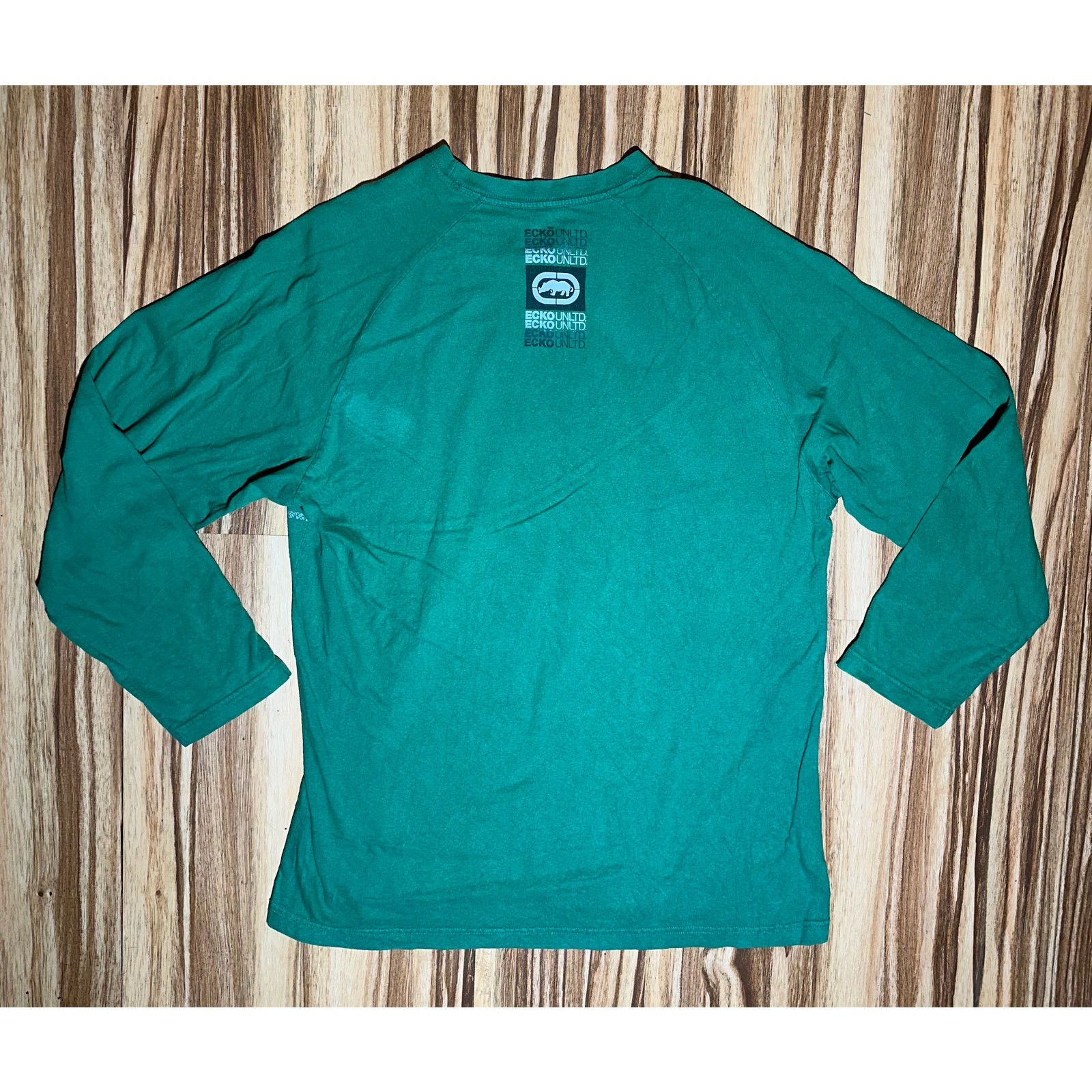 Ecko Unltd. Ecko Unltd Green longsleeve shirt Size 2XL Size US XXL / EU 58 / 5 - 5 Thumbnail