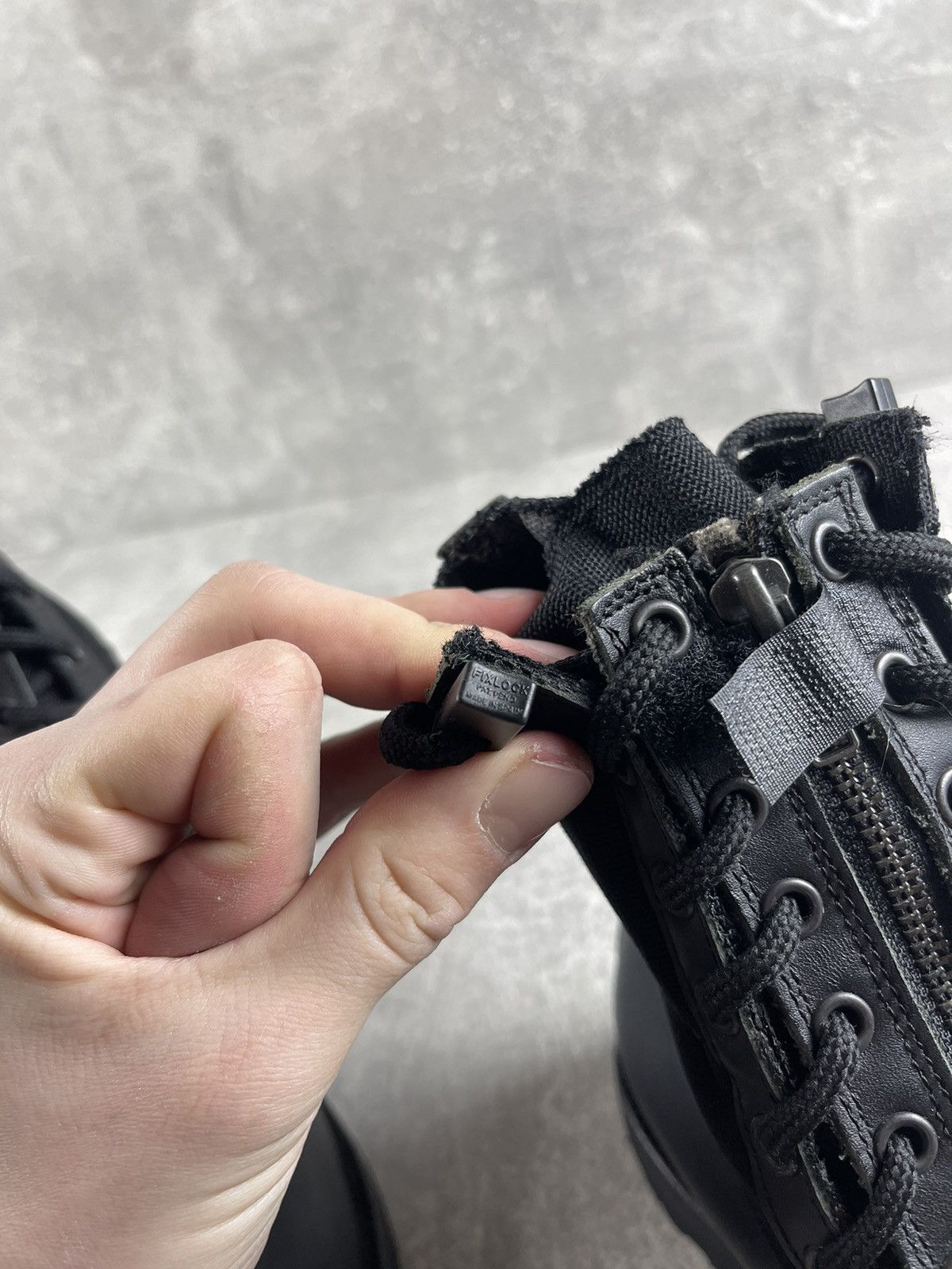 Genuine Leather KIMMI by DINOS Italy Leather & Cordura Tactical Combat Boots Size US 8 / IT 38 - 8 Thumbnail