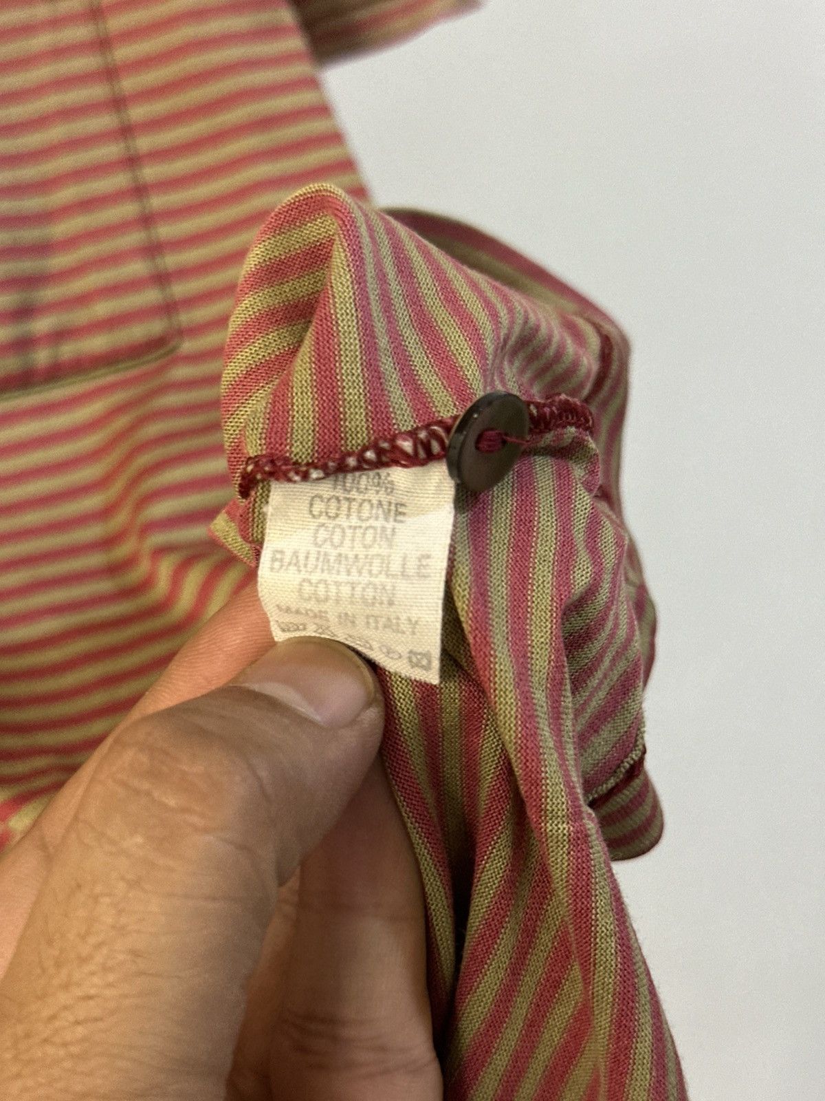 Christian Dior Monsieur 1990 Christian Dior Monsieur Stripes Pocket Polo Tees Size US M / EU 48-50 / 2 - 4 Thumbnail
