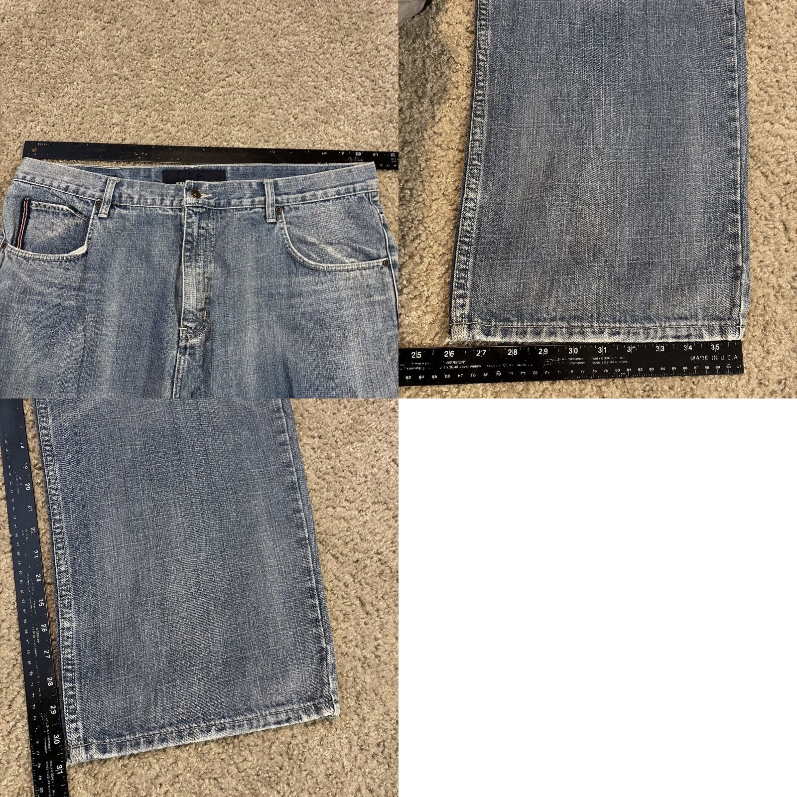 Phat Farm VINTAGE Phat Farm Baggy Wide-Leg Jeans 40x31 Men Blue 90s Y2K Grunge Skater Wide-Leg Cyber 90s Mens Size US 40 / EU 56 - 8 Thumbnail