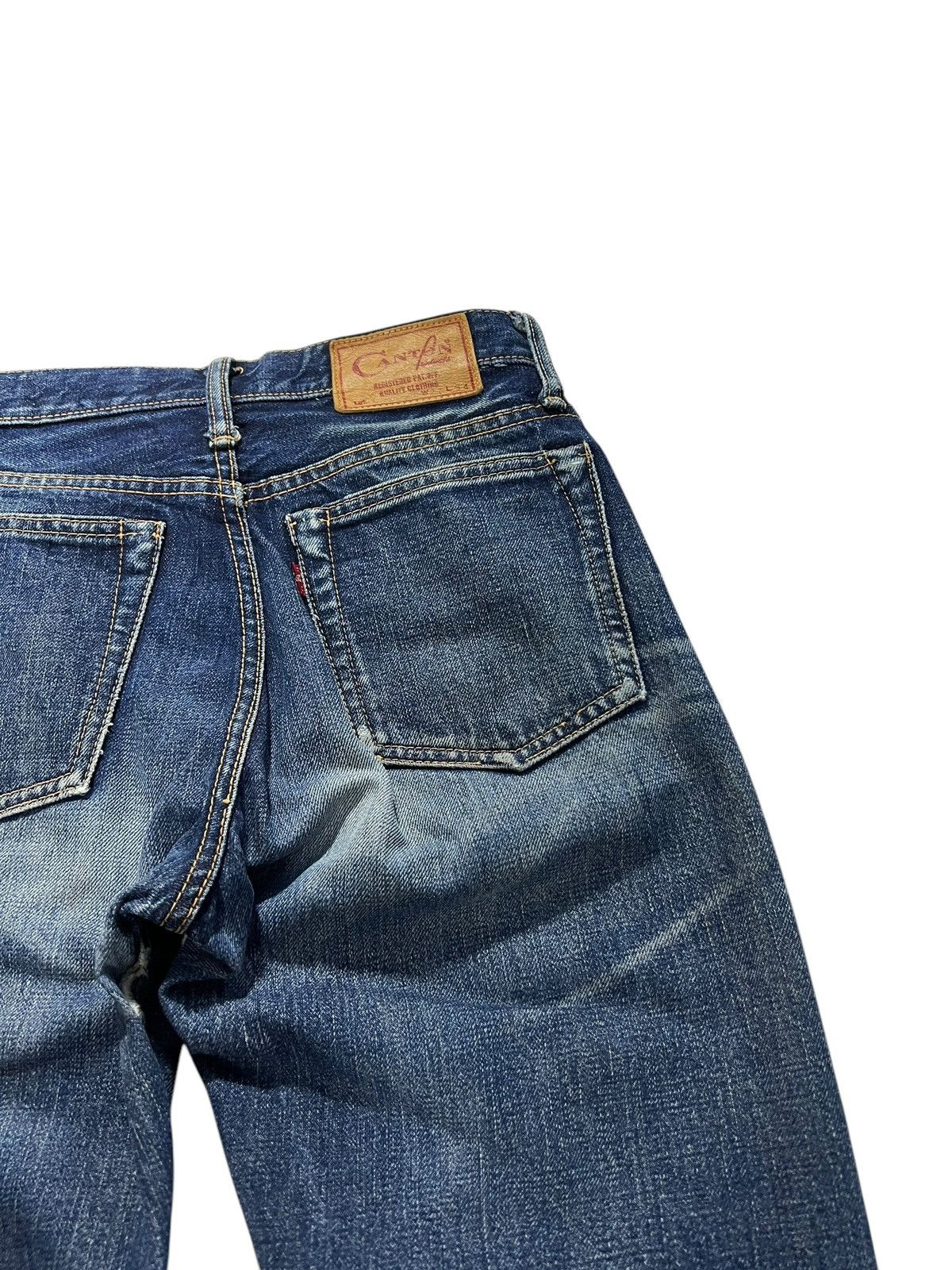 If Six Was Nine × Japanese Brand × Le Grande Bleu (L.G.B.) VINTAGE 90’S CANTON SELVEDGE DISTRESSED JEANS Size US 26 / EU 42 - 15 Thumbnail