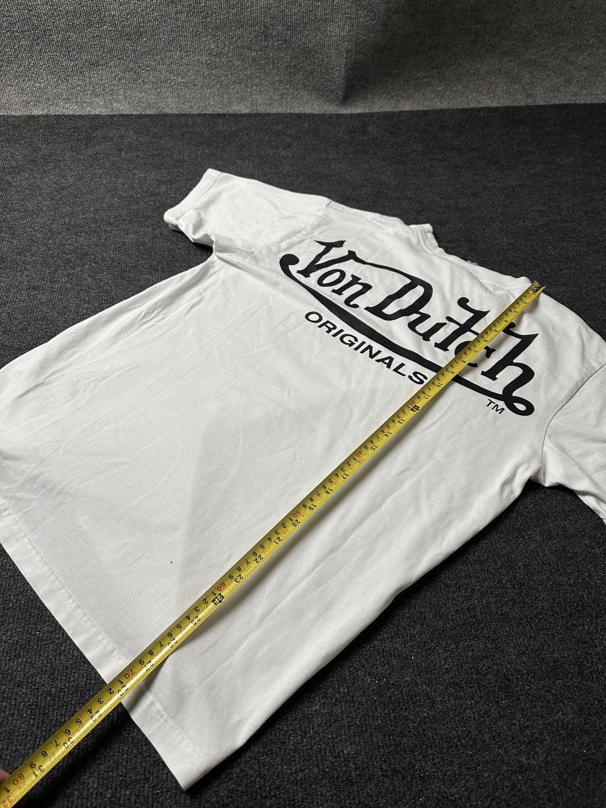 Von Dutch 🚨Y2K VON DUTCH BIG LOGO SUNFADED Y2K distressed style tee Size US S / EU 44-46 / 1 - 17 Thumbnail