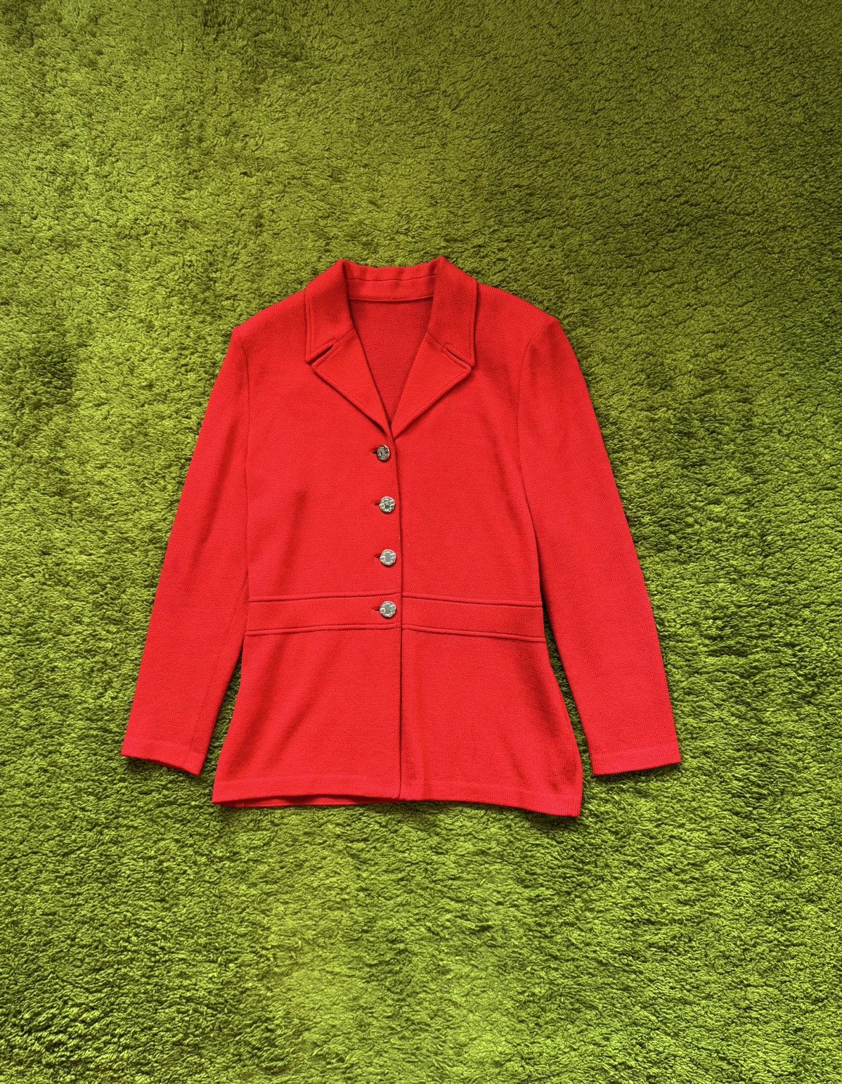 St. John St. John 1990s vintage wool blend luxury blazer Size XL / US 12-14 / IT 48-50 - 1 Thumbnail