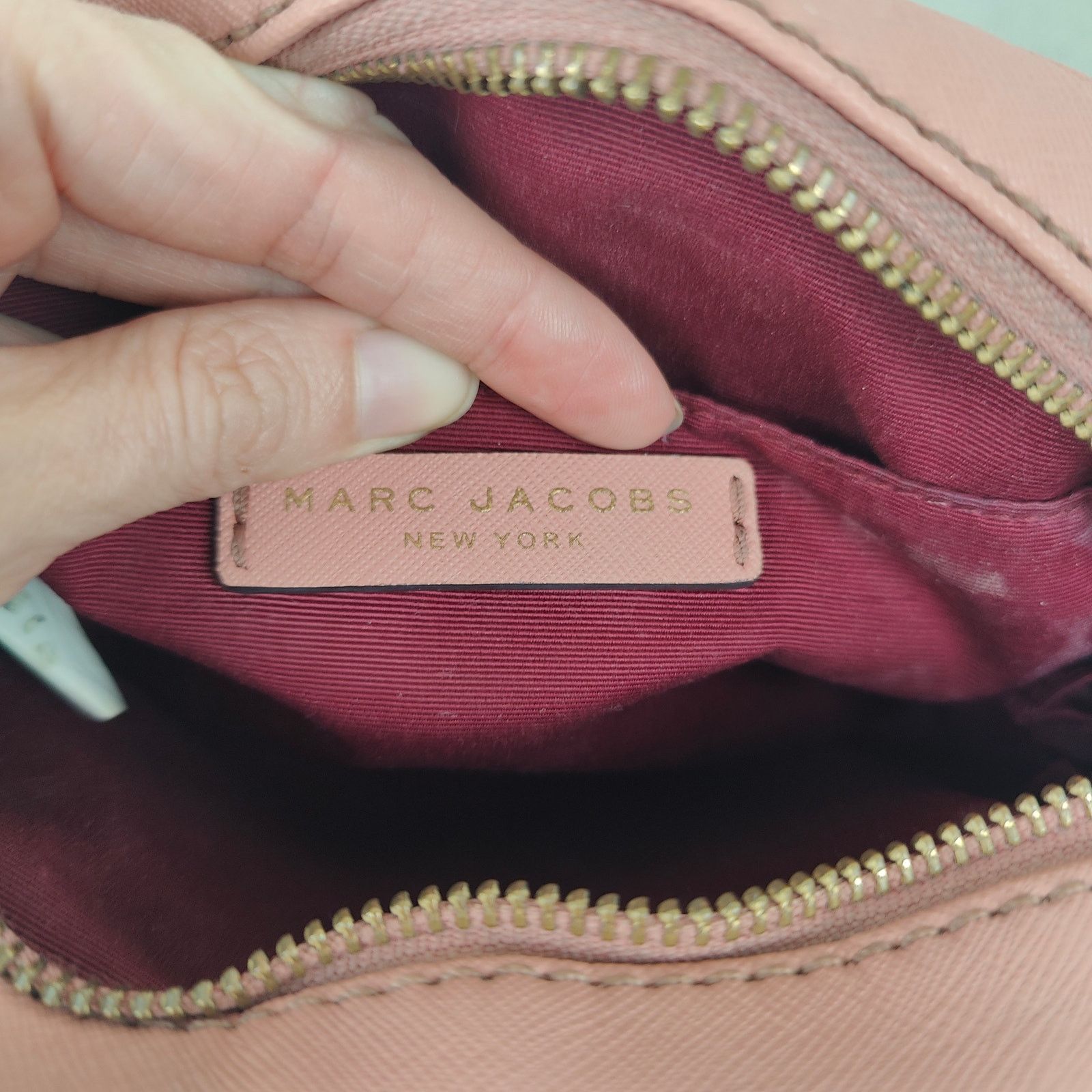 Marc Jacobs Marc Jacobs Playback Crossbody Bag Saffiano Leather Blush Size ONE SIZE - 7 Thumbnail