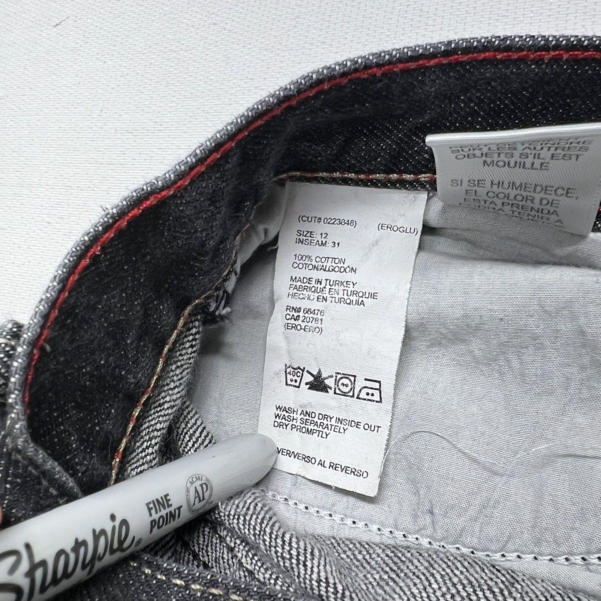Tommy Hilfiger × Vintage Tommy Hilfiger Jeans Black Blasted Boyfriend Denim Faded Size 34" / US 12 / IT 48 - 11 Thumbnail