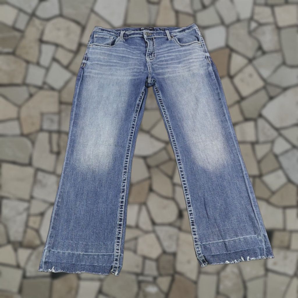 BKE VINTAGE BKE Jeans Mens 40x30 Denim Bootcut Whisker Flex Faded Cotton Blend Mens Size US 37 - 1 Thumbnail
