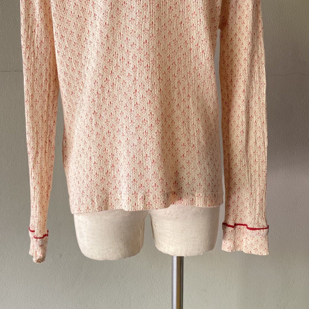 Tsumori Chisato TSUMORI CHISATO Retro Button-Up with Red Trim Size XS / US 0-2 / IT 36-38 - 17 Thumbnail