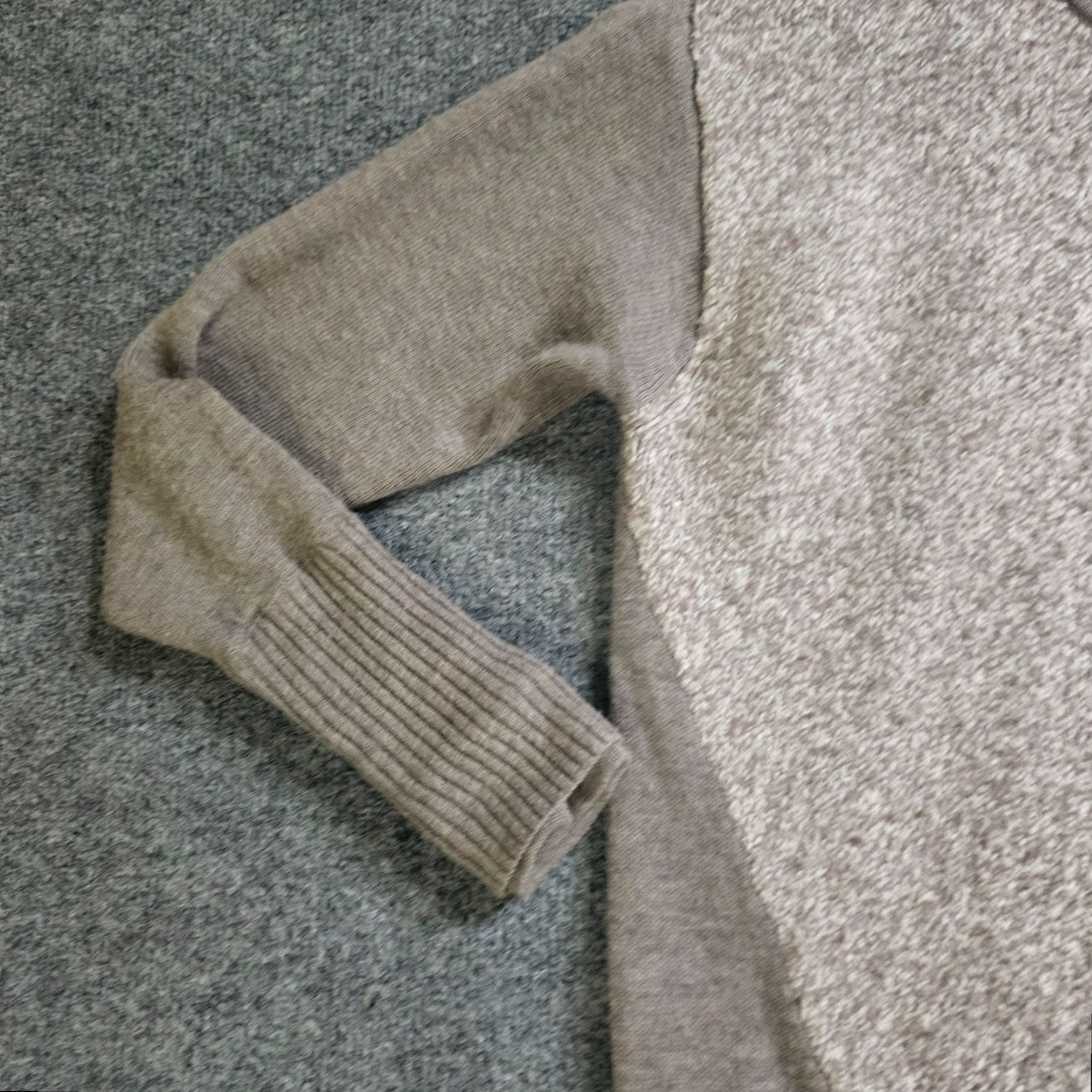 Athleta Athleta Sweater Top Womens Medium Beige Knit Wool Long Sleeve Texture Casual Size M / US 6-8 / IT 42-44 - 4 Thumbnail