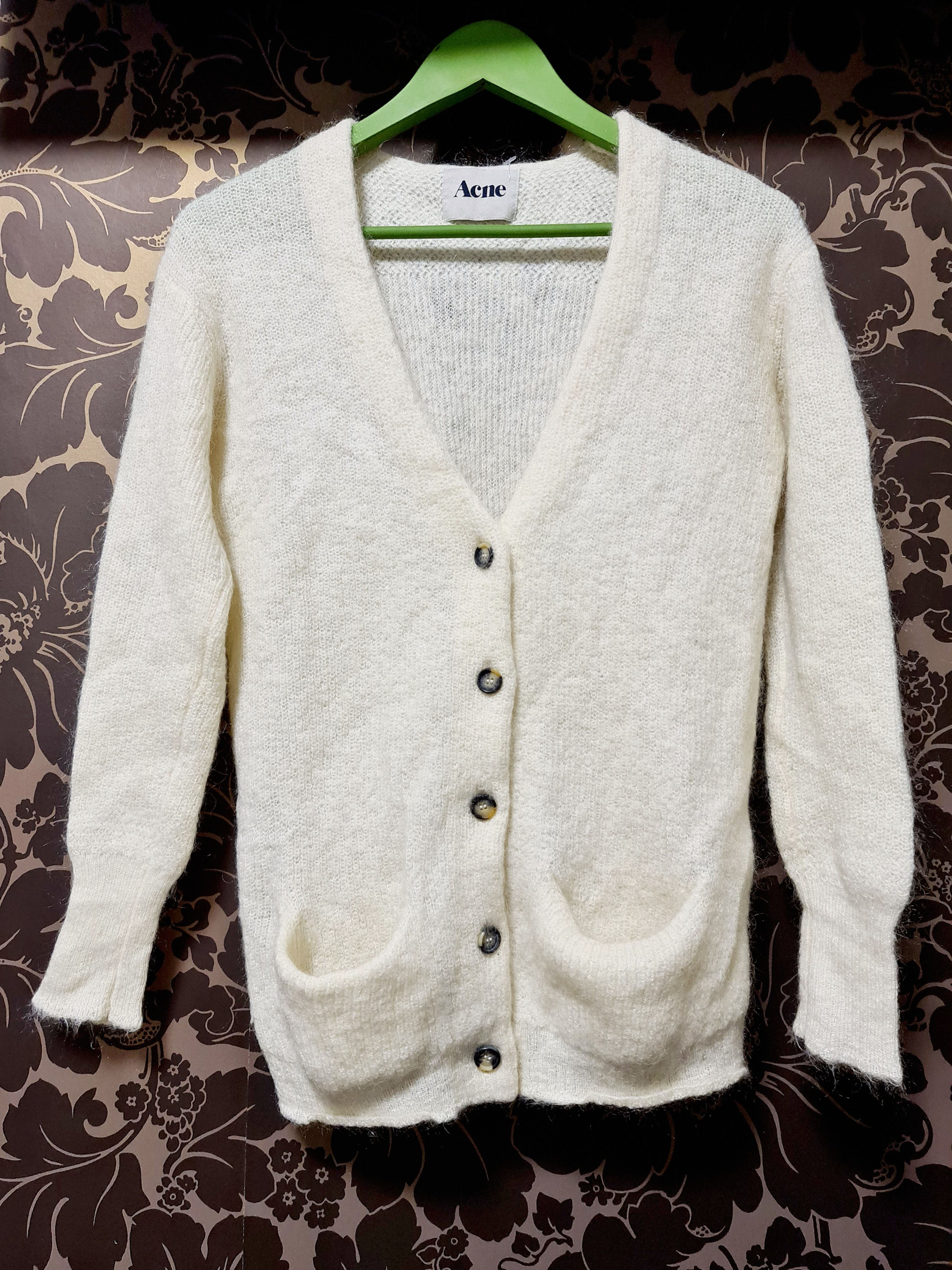 Acne Studios Acne Studios BERYL AW08 Women’s Mohair Knit Cardigan Size S / US 4 / IT 40 - 1 Thumbnail