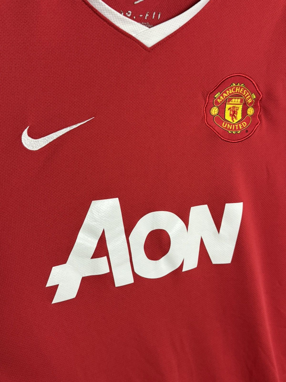 Nike Manchester United 10/11 Home Football Jersey T-Shirt Size US L / EU 52-54 / 3 - 3 Thumbnail