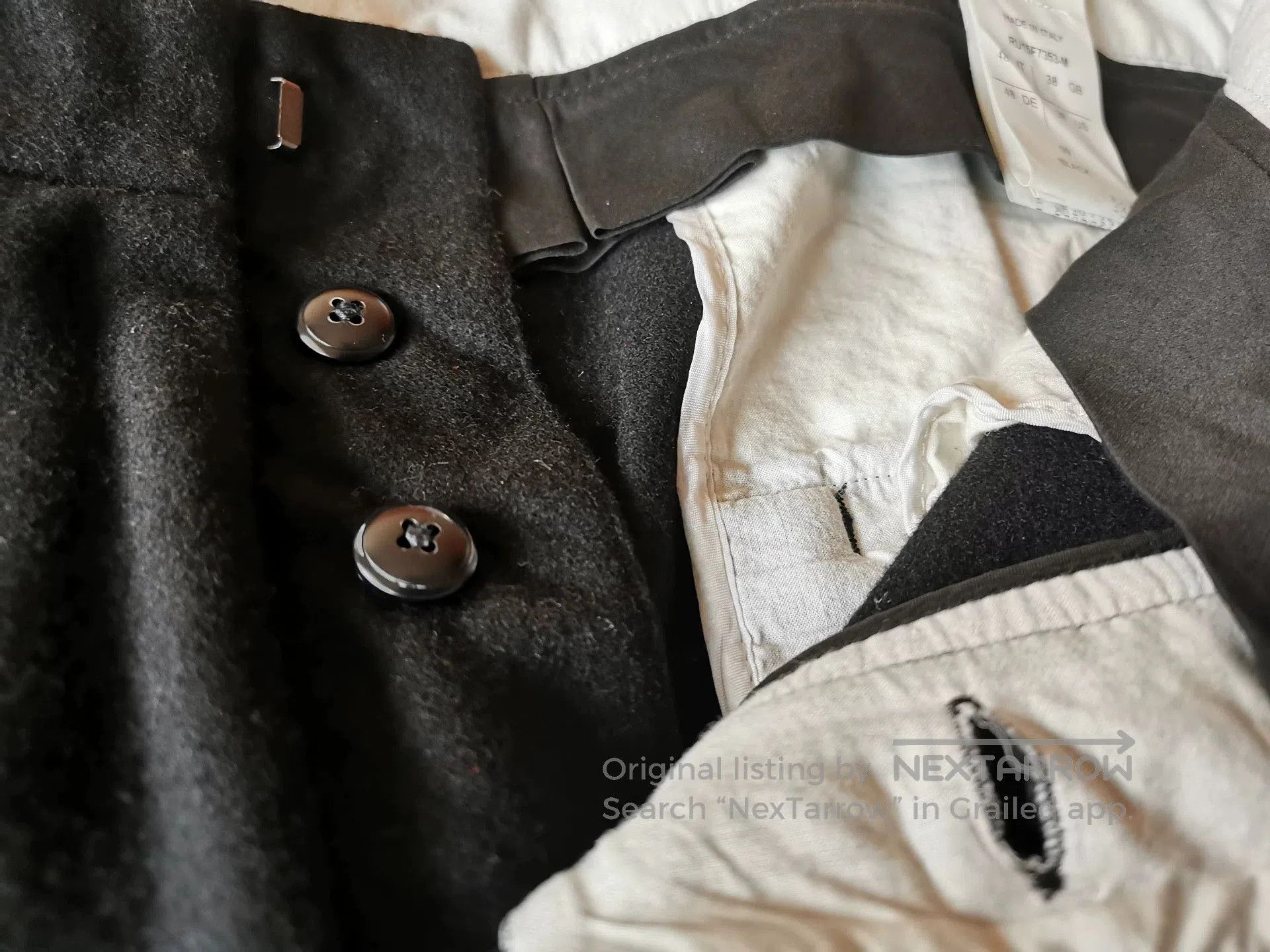 Rick Owens Rick Owens Wool Tapered Pants Size 48. Size US 32 / EU 48 - 6 Thumbnail