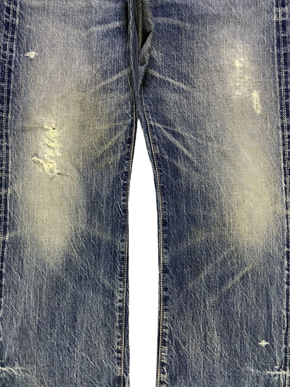 Johnbull Vintage Johnbull Selvedge Mud Wash Distress Baggy Jeans Size US 32 / EU 48 - 5 Thumbnail