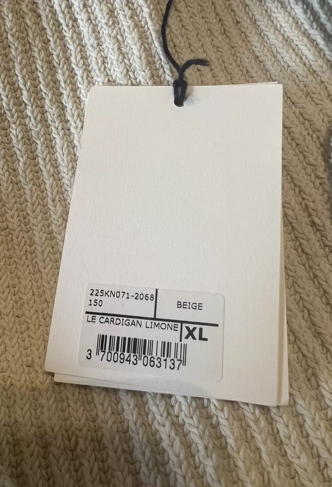 Jacquemus JACQUEMUS "Limone" Ribbed Cardigan Size US XL / EU 56 / 4 - 7 Thumbnail