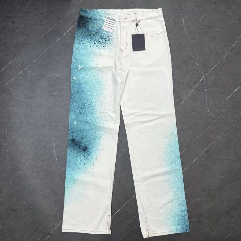 Louis Vuitton louis vuitton ink dye denim pants 31-dmc Size US 31 - 1 Thumbnail