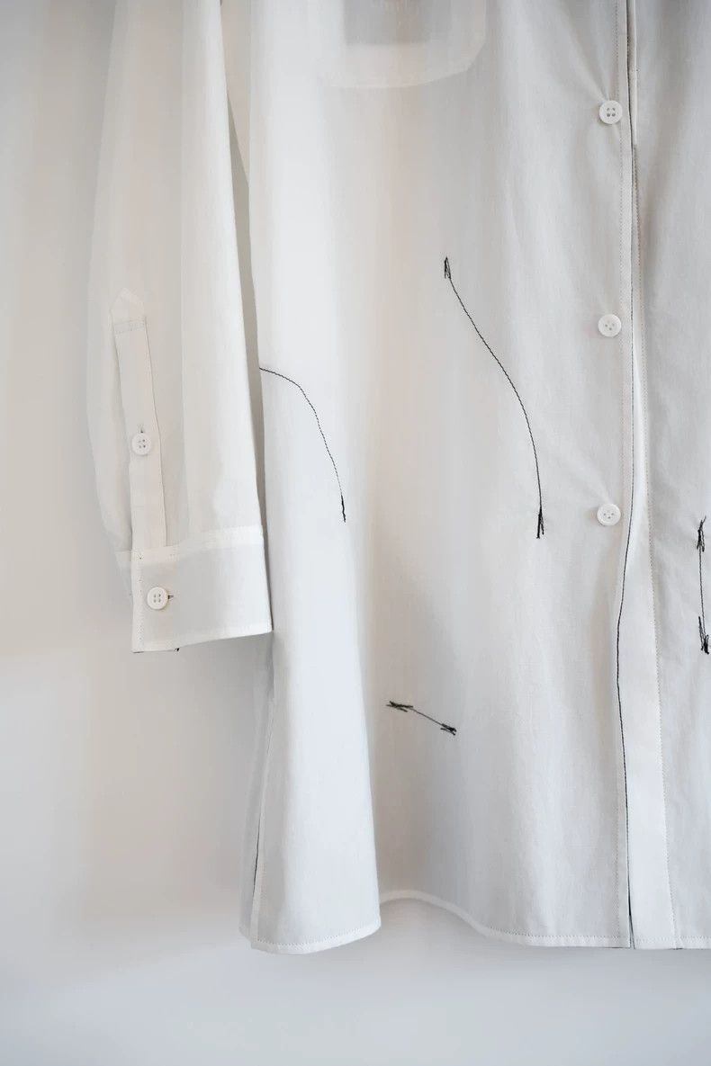 Yohji Yamamoto Yohji Yamamoto 23aw black and white panel reversible shirt Size US XL / EU 56 / 4 - 8 Thumbnail