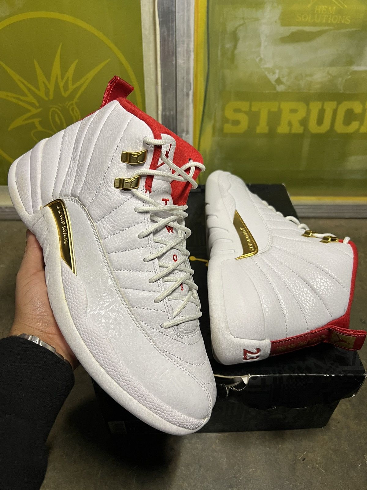 Jordan Brand Nike Sneakers 2019 Jordan 12 FIBA Damaged Box Grailed