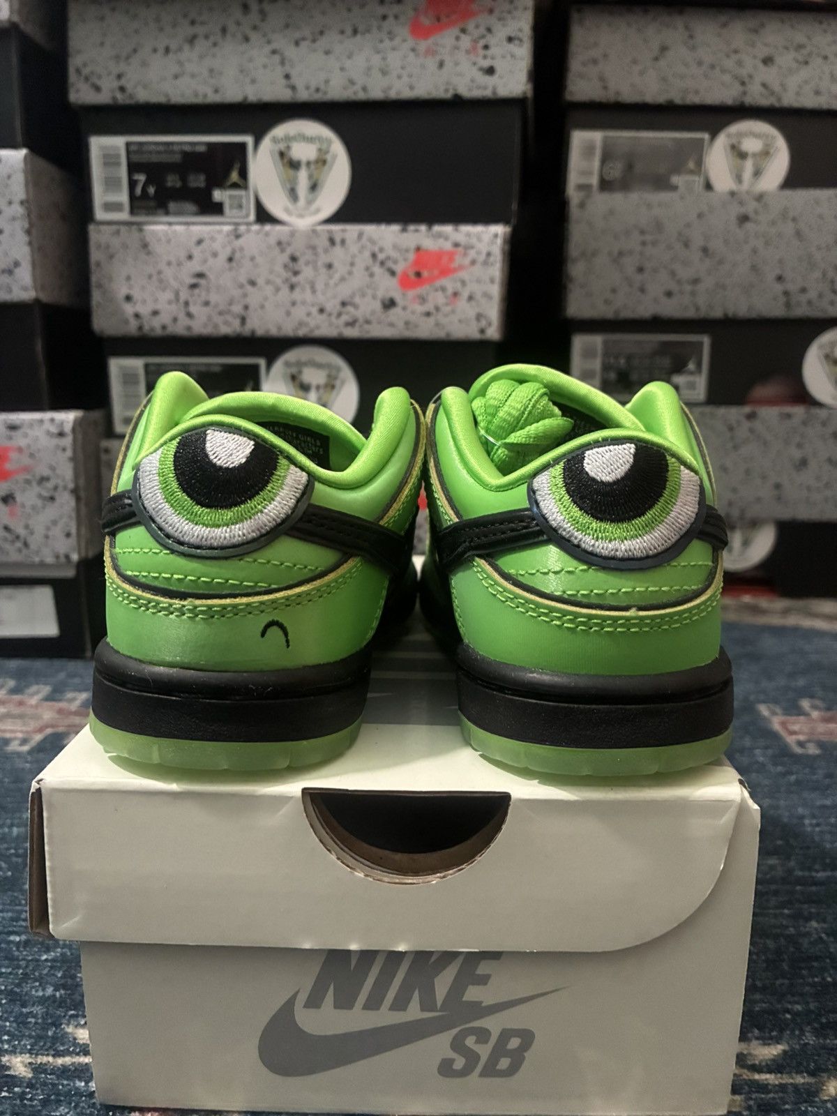 Nike SB Nike SB Dunk Low Powerpuff Girl Buttercup SKU FZ8831-300 Size US 6 / EU 39 - 8 Thumbnail