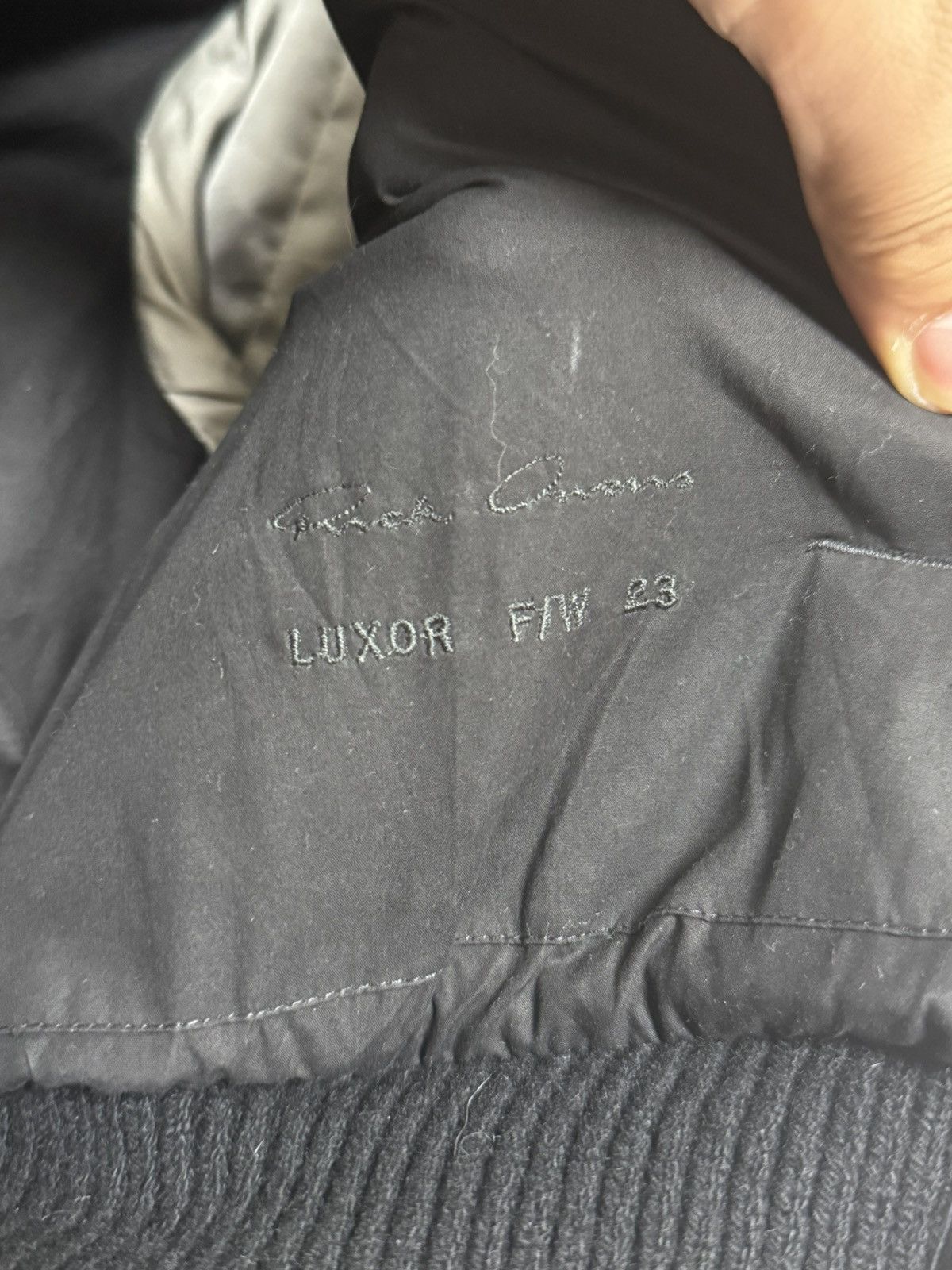 Rick Owens Rick owens EDFU FLIGHT leather jacket Size US M / EU 48-50 / 2 - 3 Thumbnail