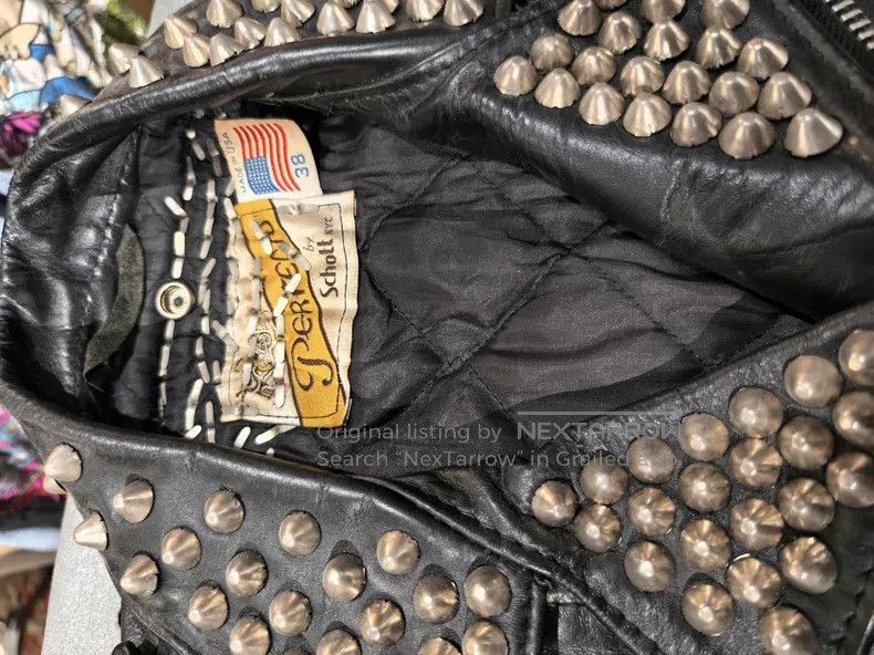 Schott Schott Punk willow nails for old vintage leather clothes Size US XS / EU 42 / 0 - 3 Thumbnail