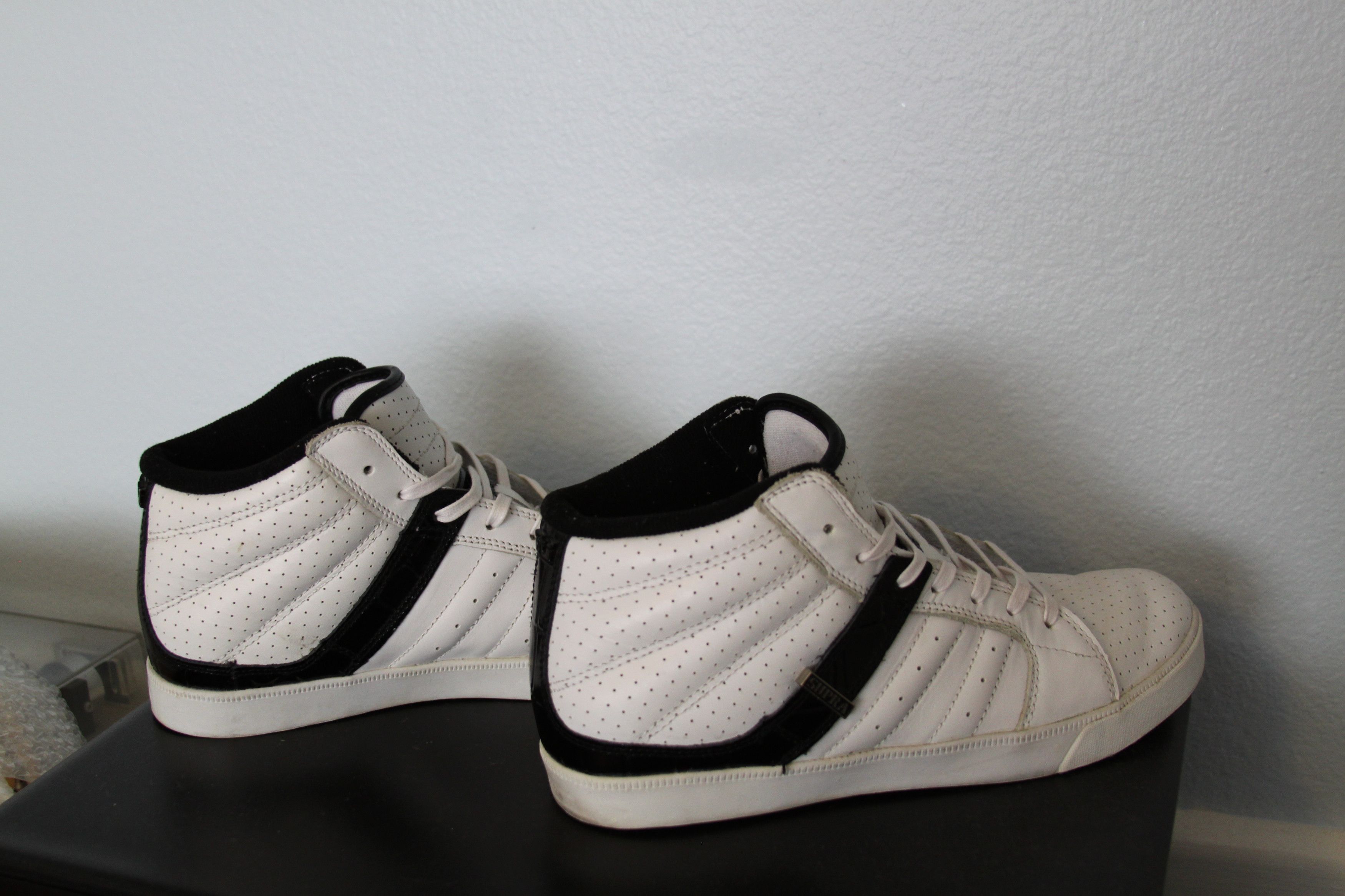 Supra Supra Indy in White/Black - Size 8 Size US 8 / EU 41 - 1 Thumbnail