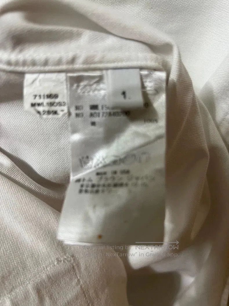 Thom Browne Thom Browne Men's White Casual Shirt. Size US M / EU 48-50 / 2 - 5 Thumbnail