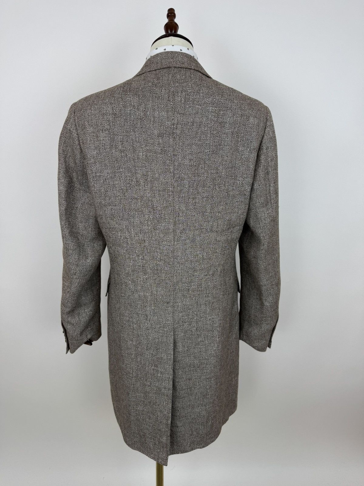 Suitsupply Suitsupply Linen Brown double-breasted coat Mens size 44L Size US XL / EU 56 / 4 - 7 Thumbnail