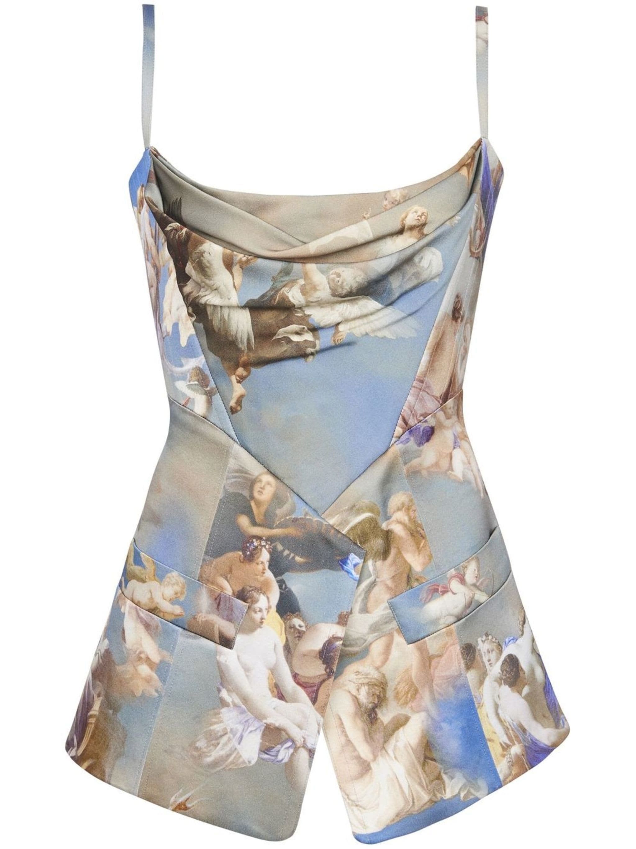 o1s1rm0624 Corset Top in Multicolor