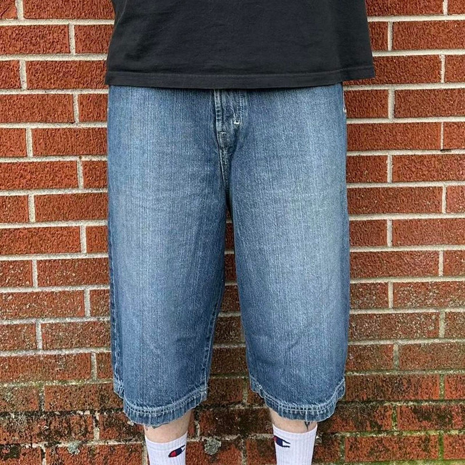 Sean John Y2k sean john baggy skate jean shorts Size US 36 / EU 52 - 2 Thumbnail