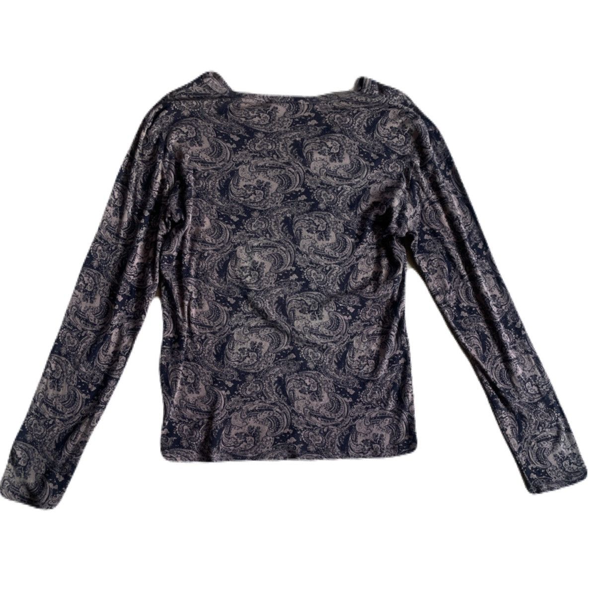 If Six Was Nine 2000s SHELLAC Japanese archive Paisley Wave Long Sleeve Tee Size US S / EU 44-46 / 1 - 4 Thumbnail