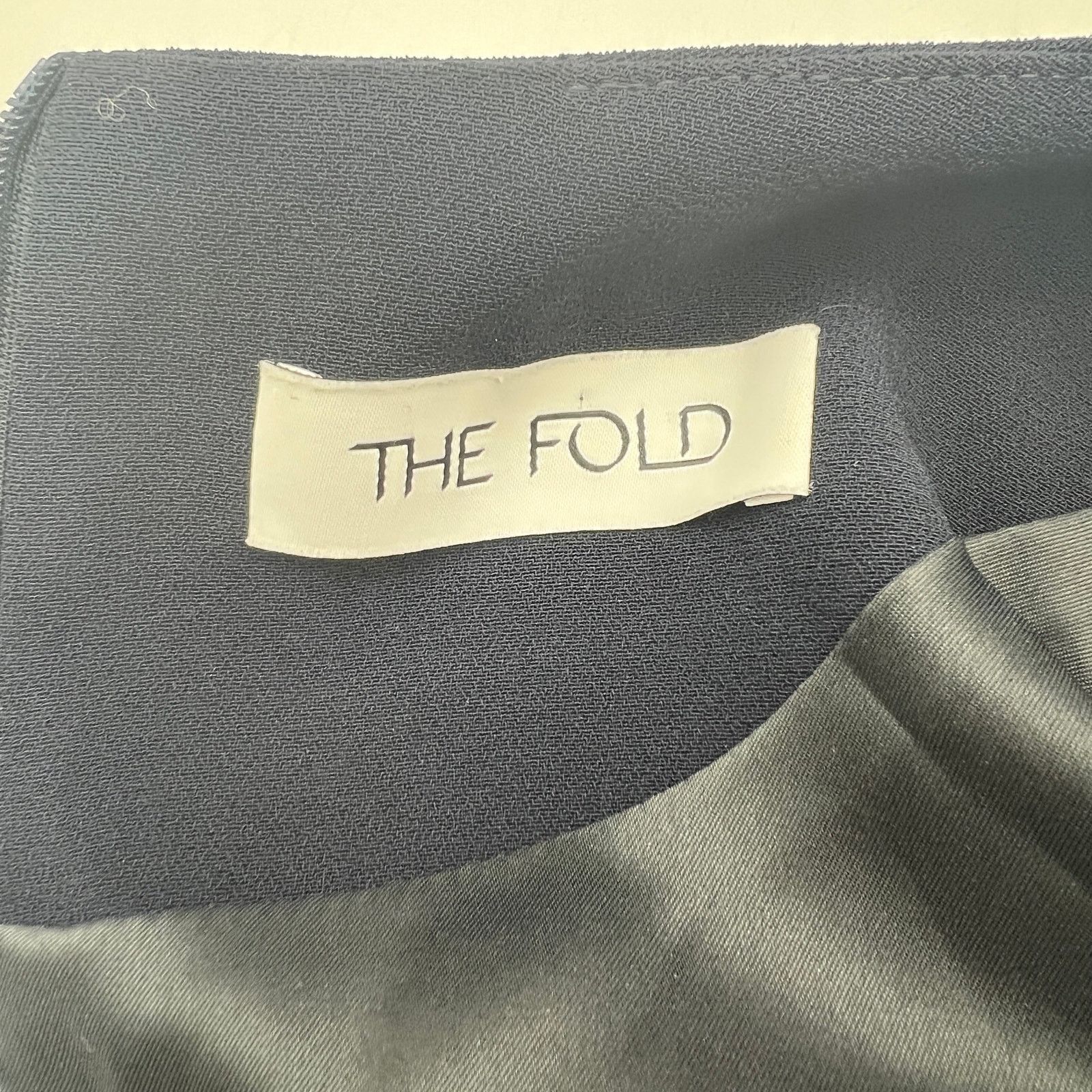 Other The Fold Long Sleeve Navy Blue Dress Size M / US 6-8 / IT 42-44 - 3 Thumbnail