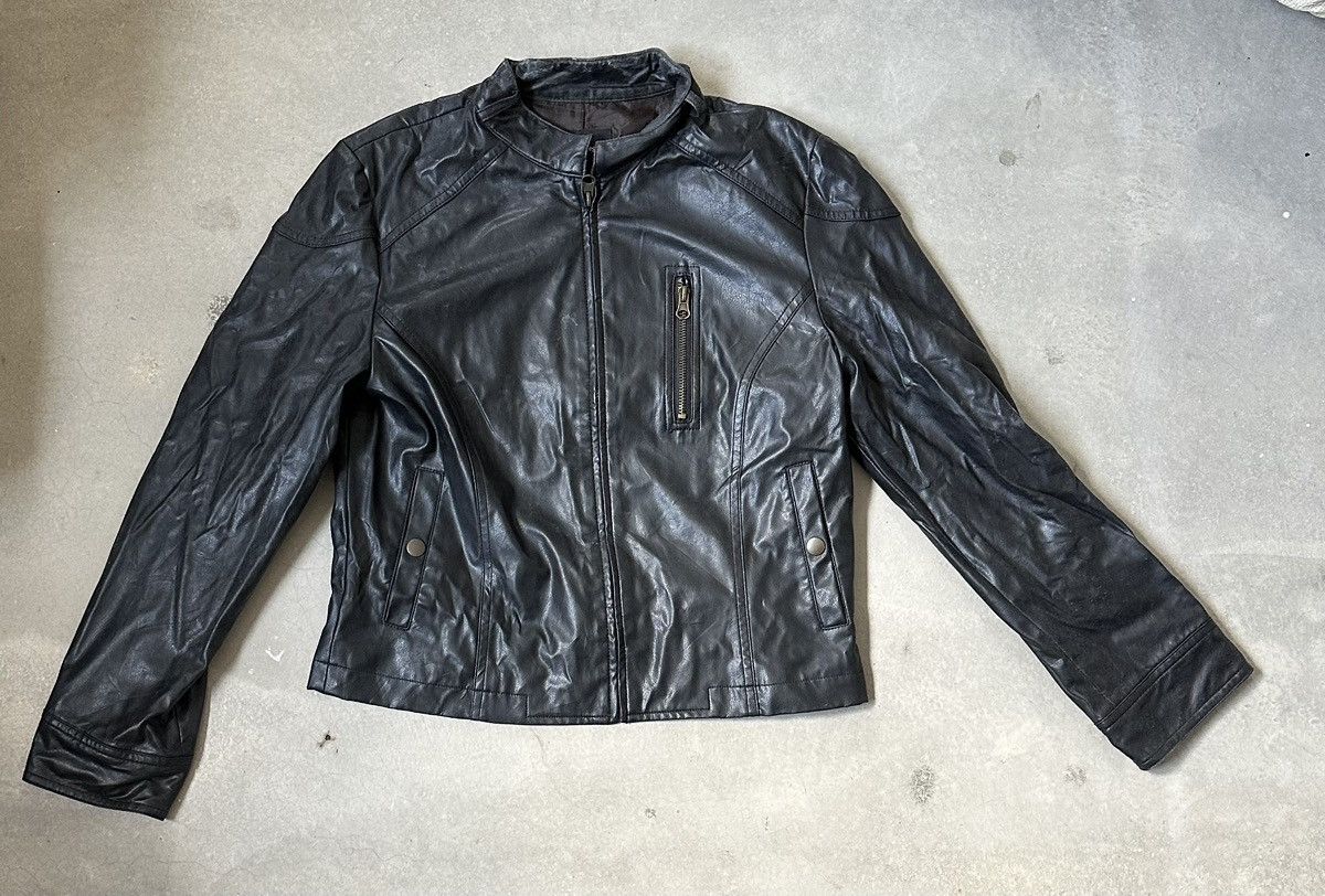 Vintage VINTAGE AVELINA REGARD BIKER LEATHER JACKET Size US S / EU 44-46 / 1 - 1 Thumbnail