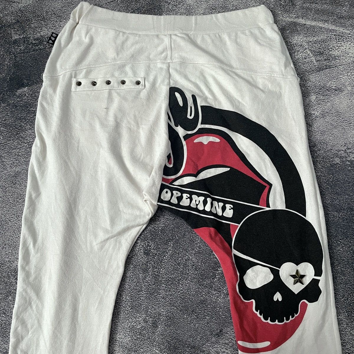 If Six Was Nine 🔥La Fest japanese punk y2k studded skull sweatpants Size US 30 / EU 46 - 4 Thumbnail