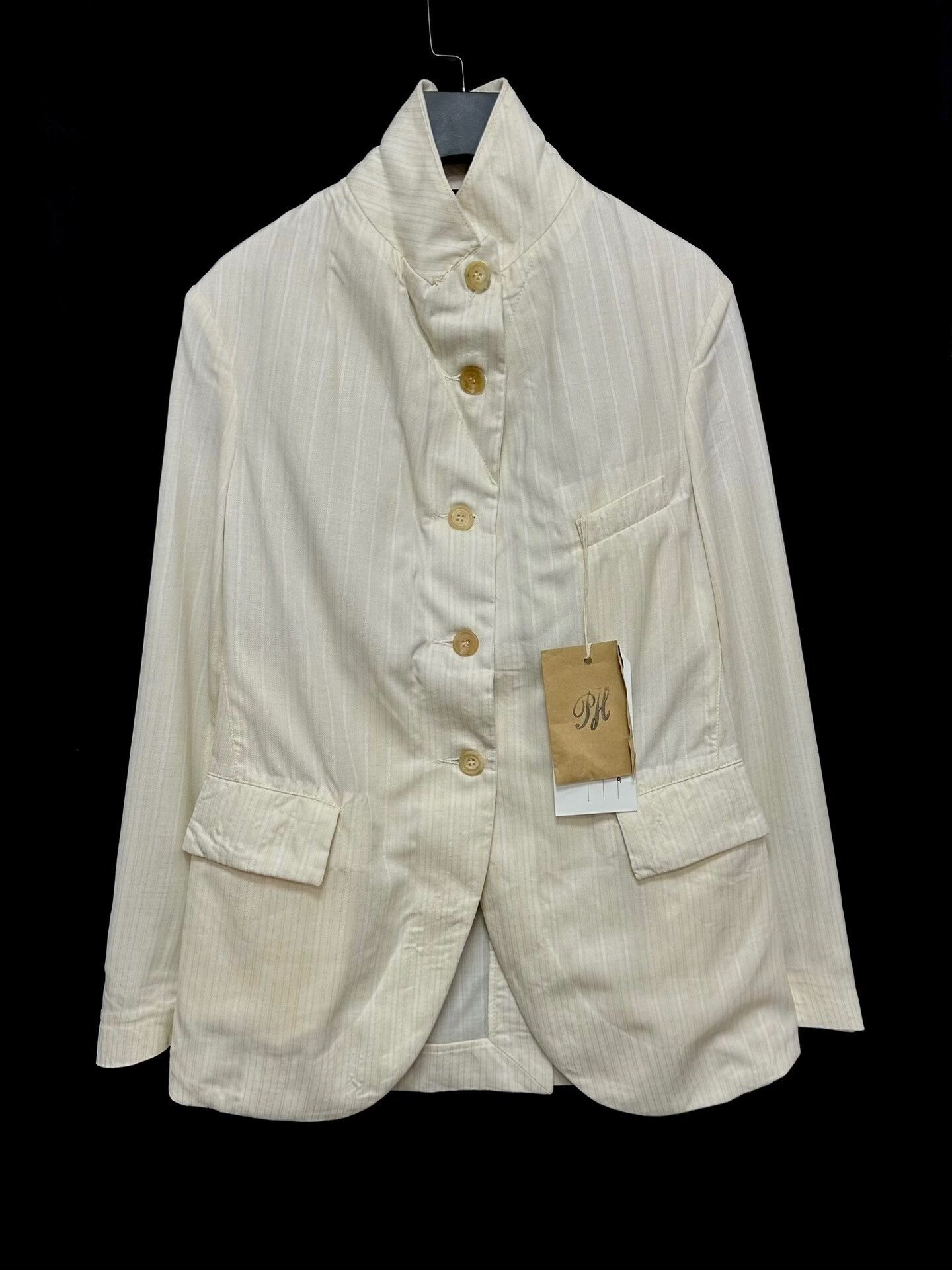 Paul Harnden Shoemakers Paul Harnden Striped Wool Blazer Size S / US 4 / IT 40 - 1 Thumbnail