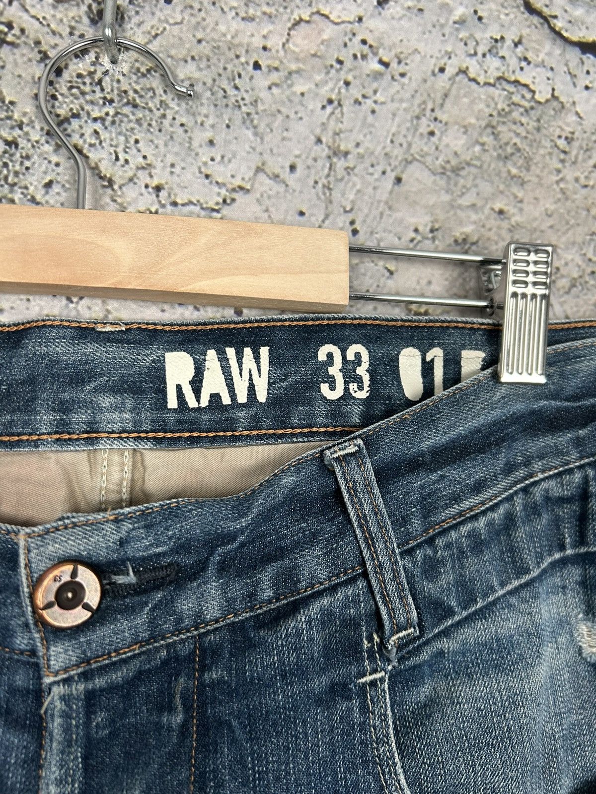 G-Star Vintage G-Star Raw GS01 Blue Denim Pants Baggy Streetwear Size US 33 - 6 Thumbnail