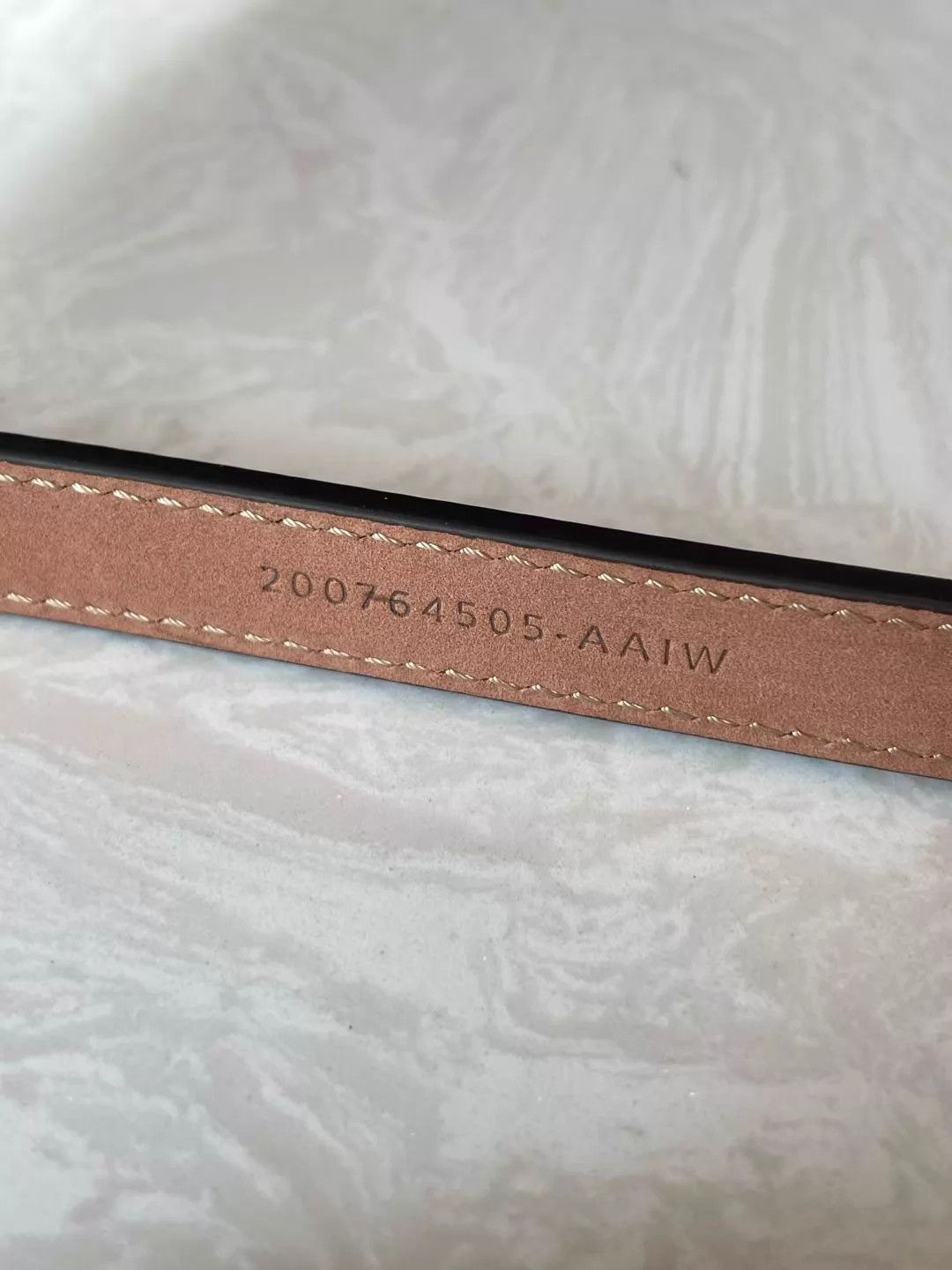 Fendi FENDI women's white leather FF studded belt Size ONE SIZE - 5 Thumbnail