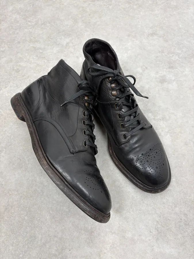 Dolce & Gabbana 2010s Dolce & Gabbana Black Leather Boots Size US 10.5 / EU 43-44 - 5 Thumbnail