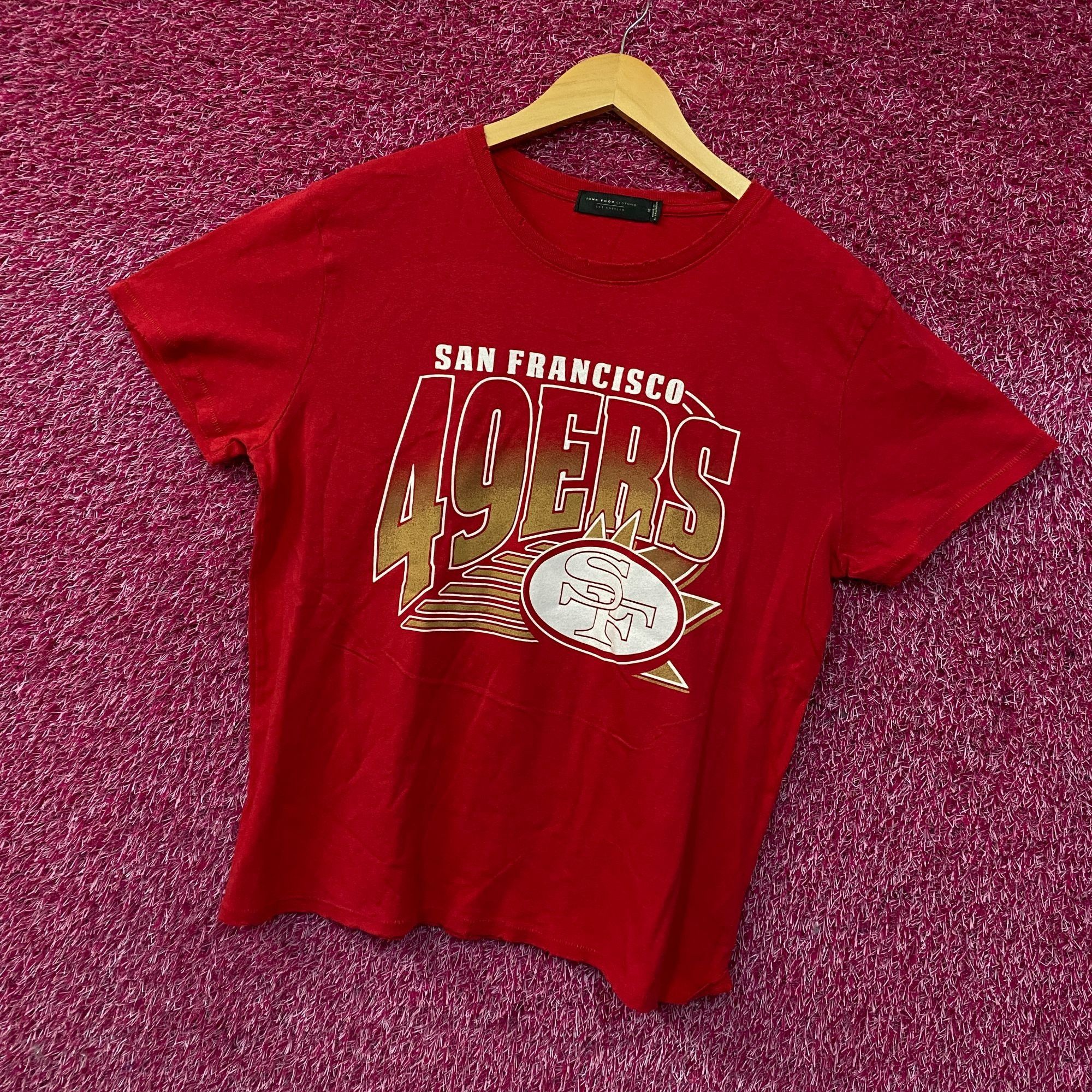 Junk Food Junk Food NFL San Francisco 49ers Women Red Short Top Medium Size M / US 6-8 / IT 42-44 - 3 Thumbnail