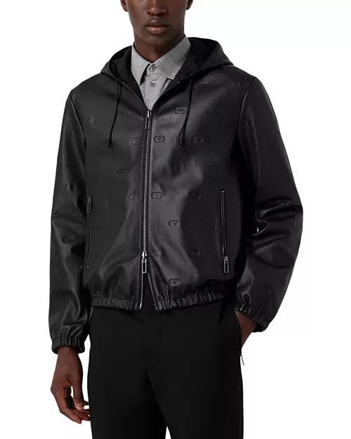 Emporio Armani SS2004 Emporio Armani Symmetry Leather Jacket (M
